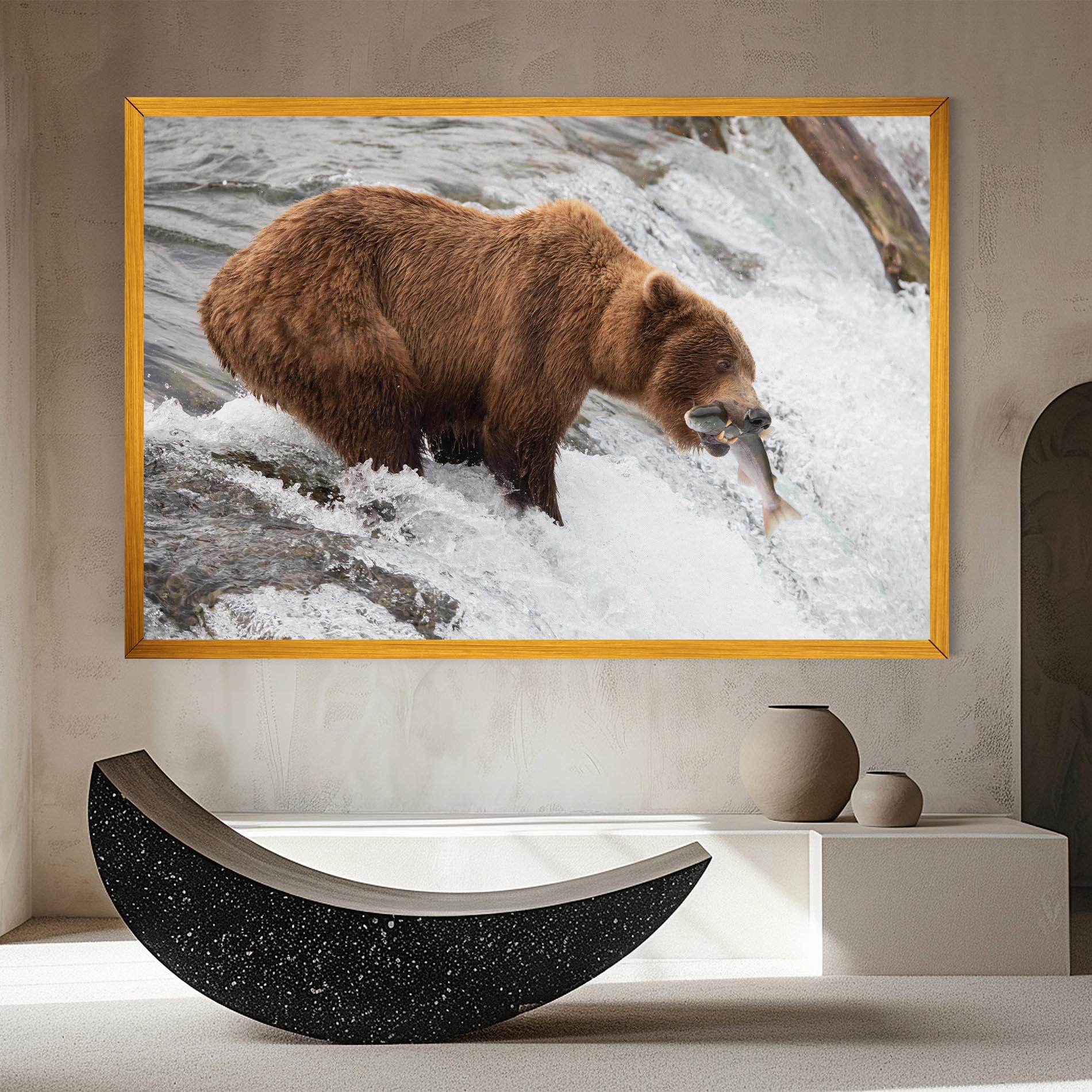 Tablou Canvas Bear Hunting mockup 8