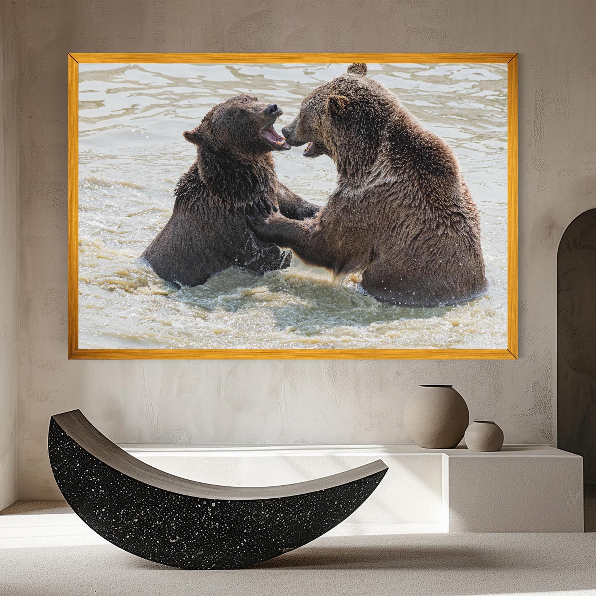 Bears Fighting mockup 8