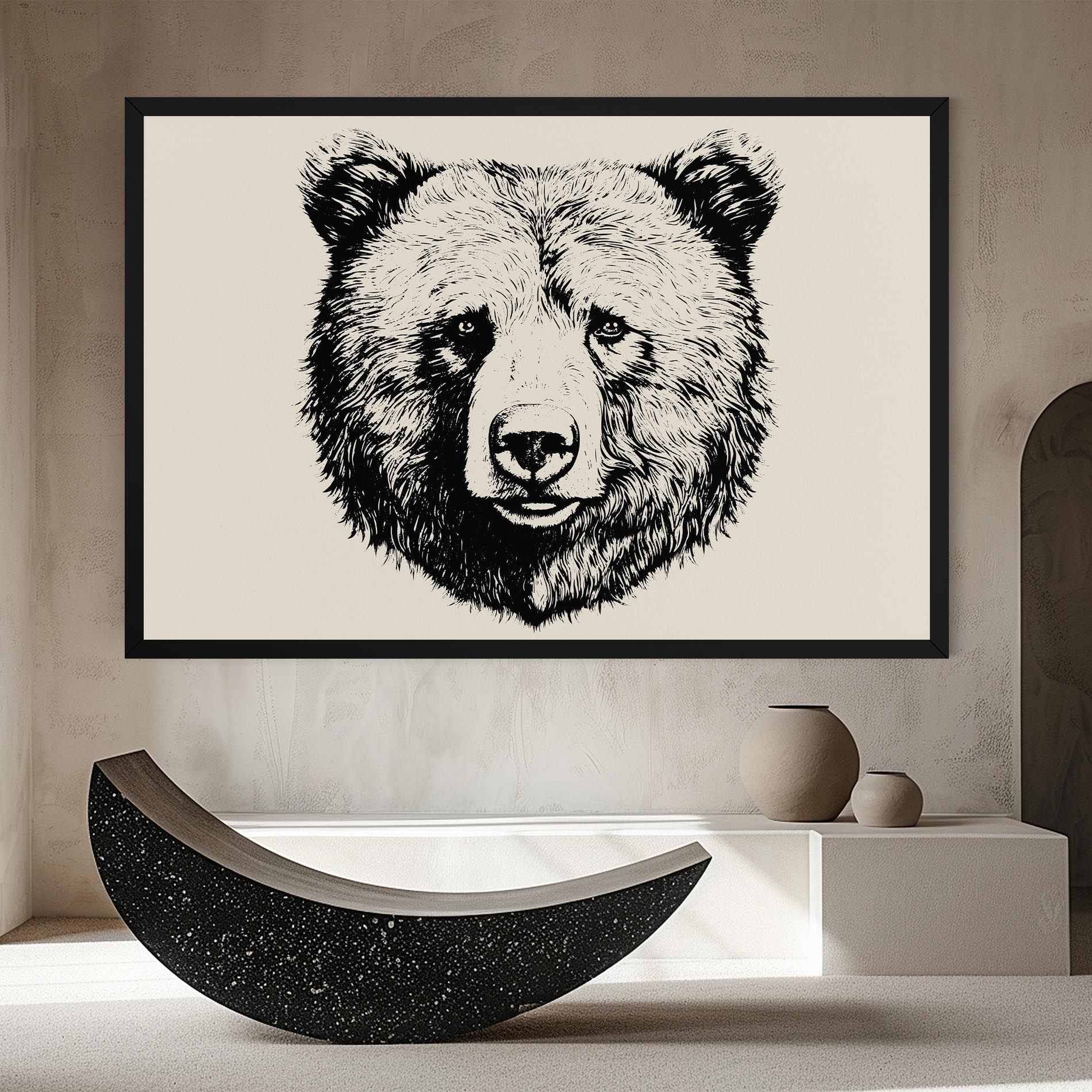 Cream Head Bear mockup 8