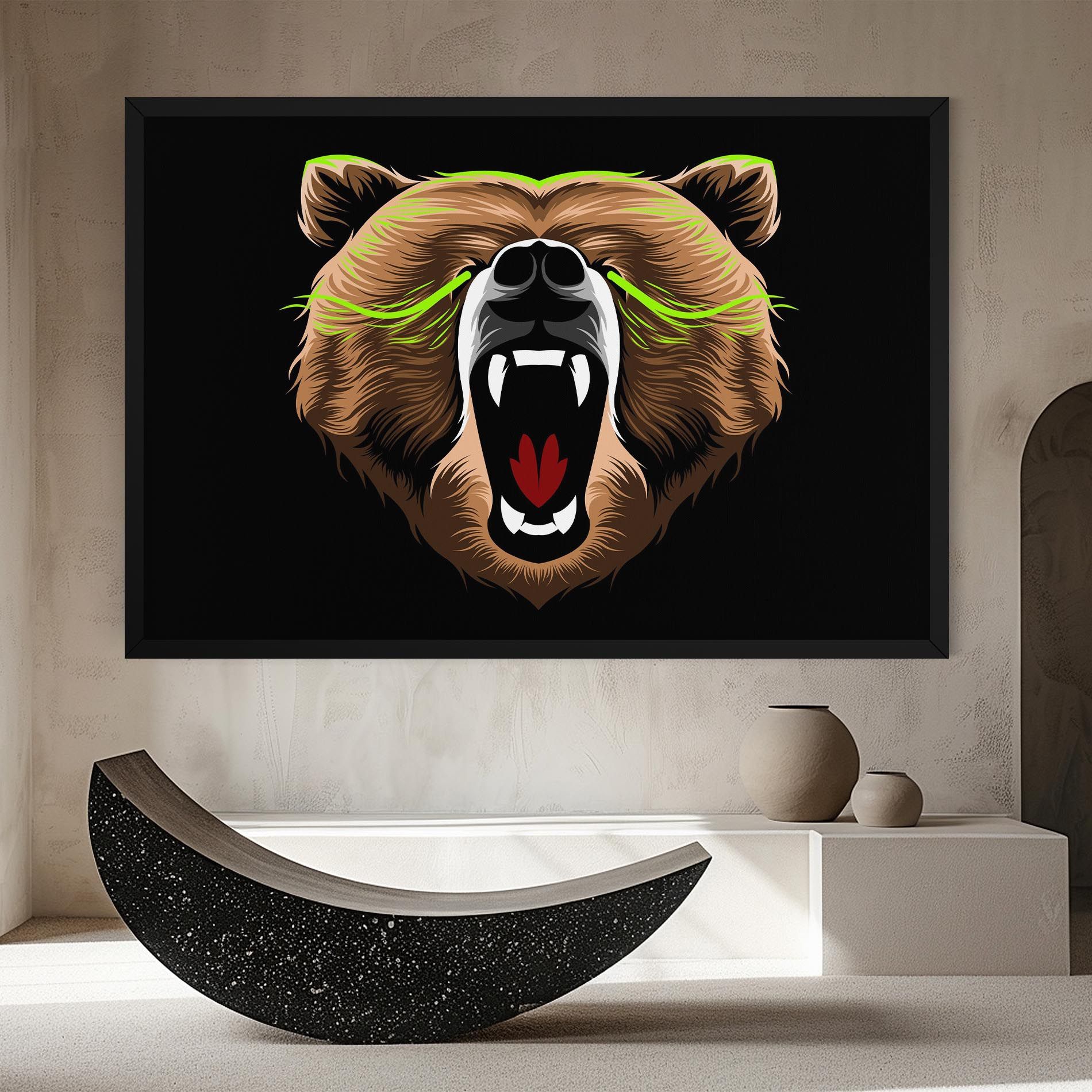 Green Line Bear mockup 8