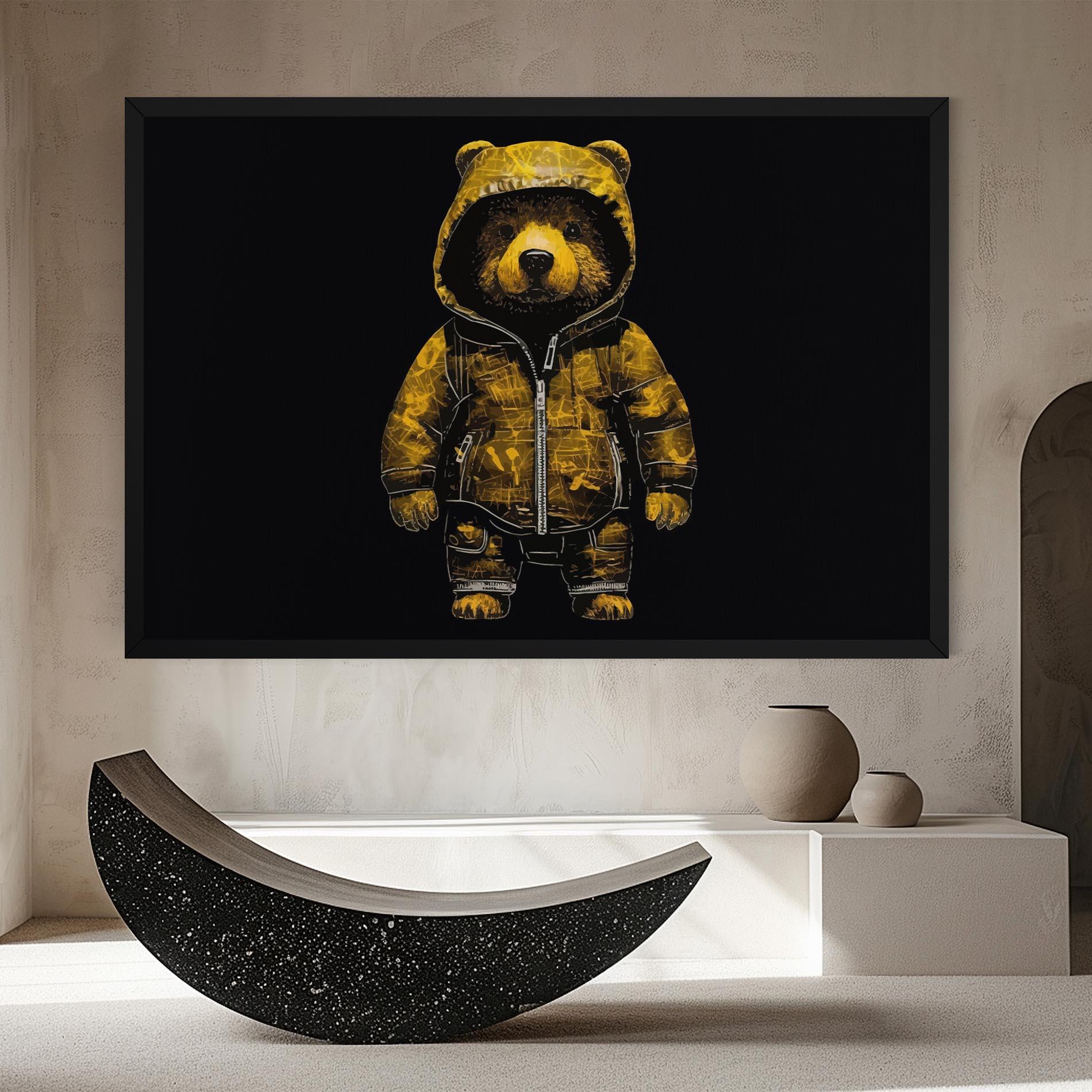 Tablou Canvas Yellow Bear mockup 8