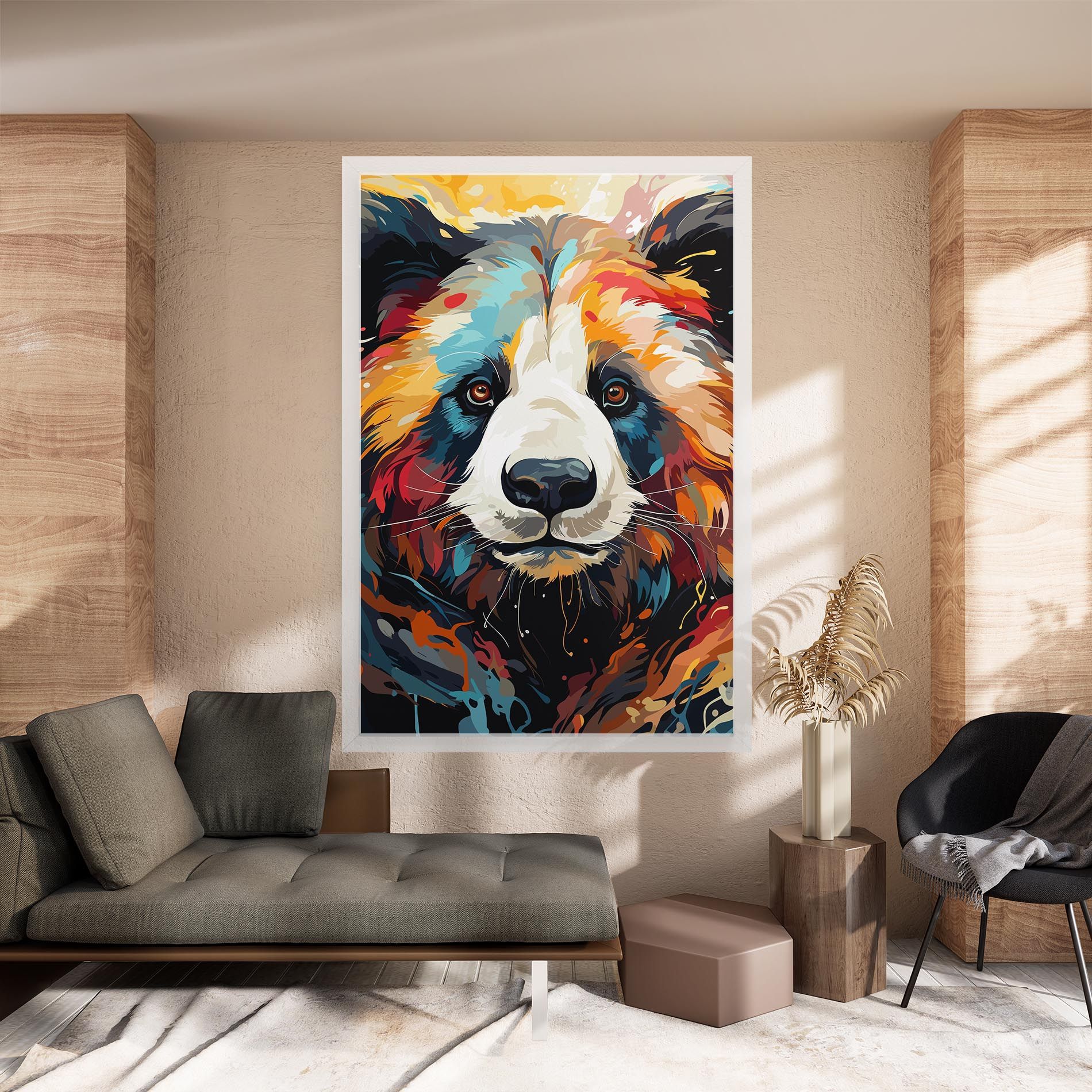 Cream Color Bear mockup 8