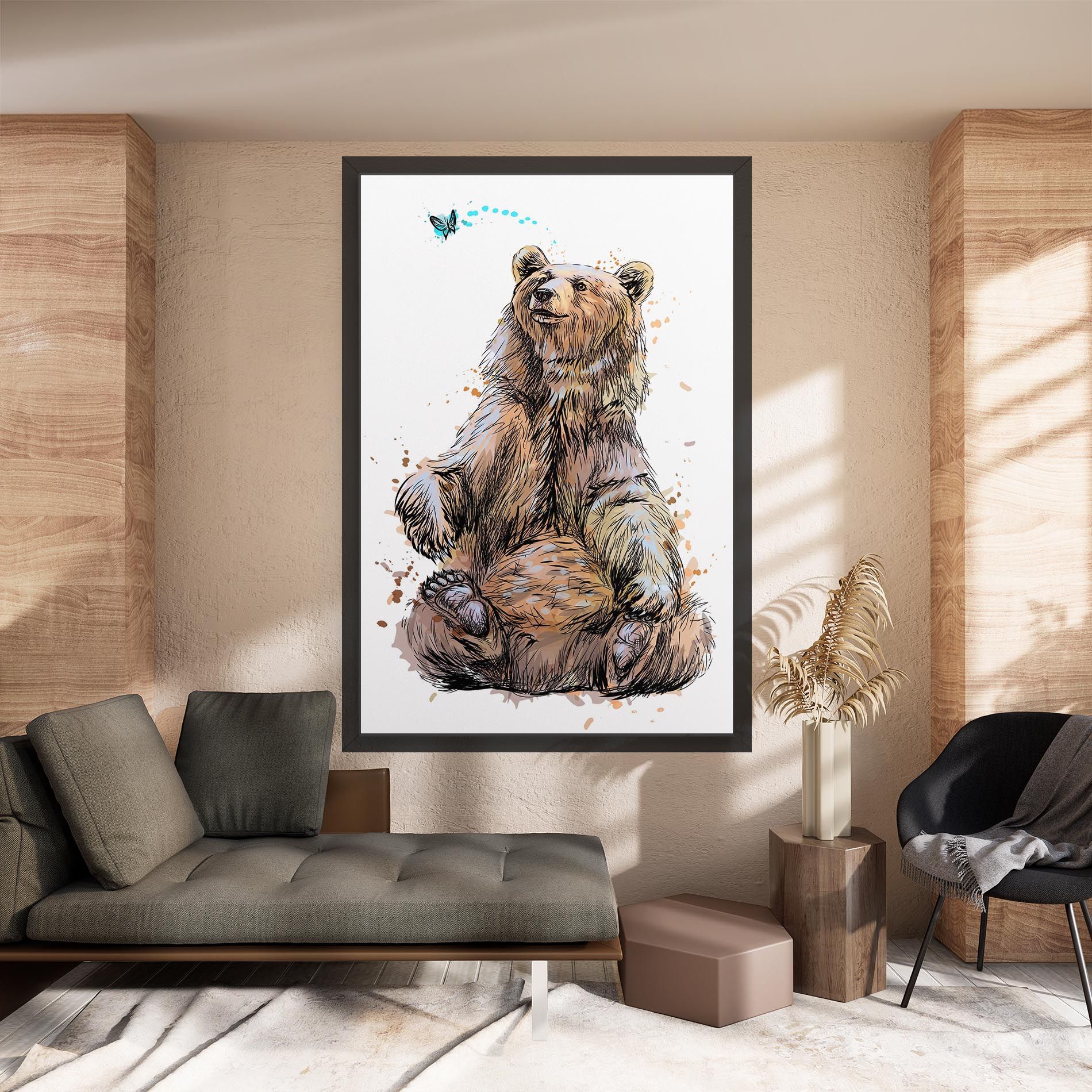 Butterfly Bear mockup 8