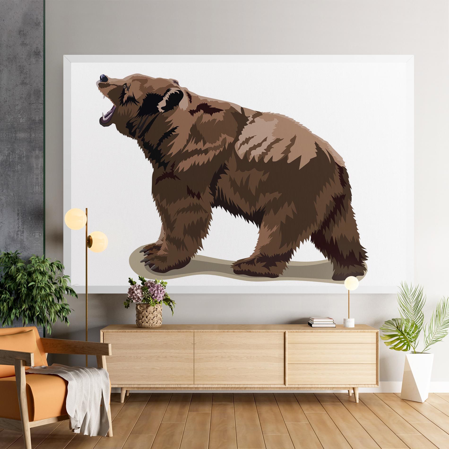 Angry Walking Bear mockup 9