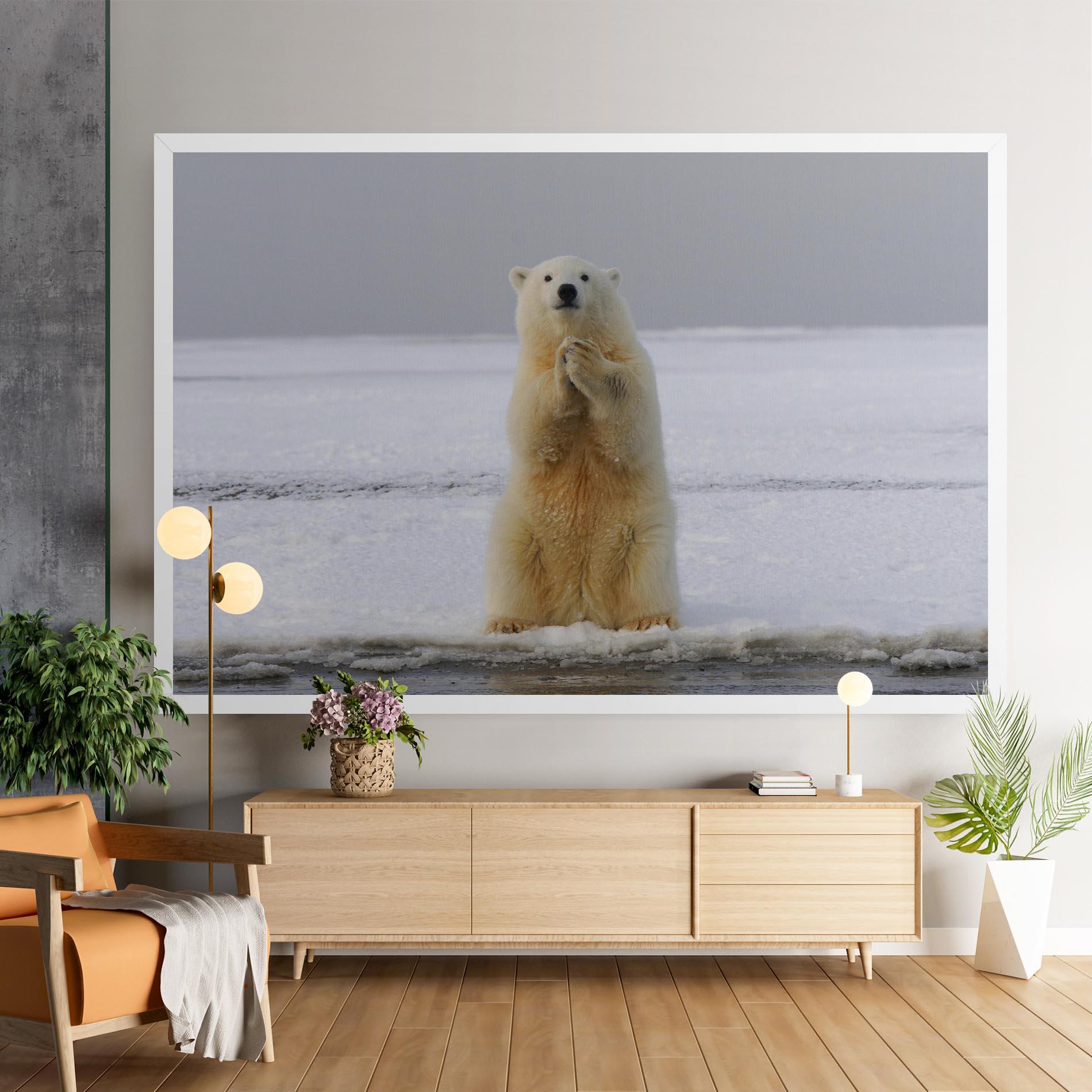 Tablou Canvas Icebear Praying mockup 9