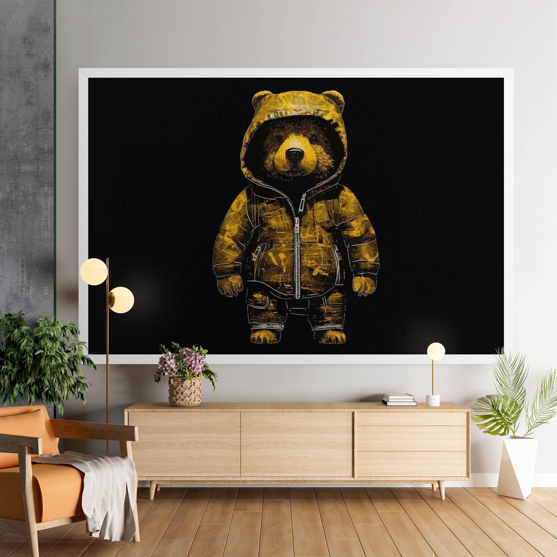 Tablou Canvas Yellow Bear mockup 9