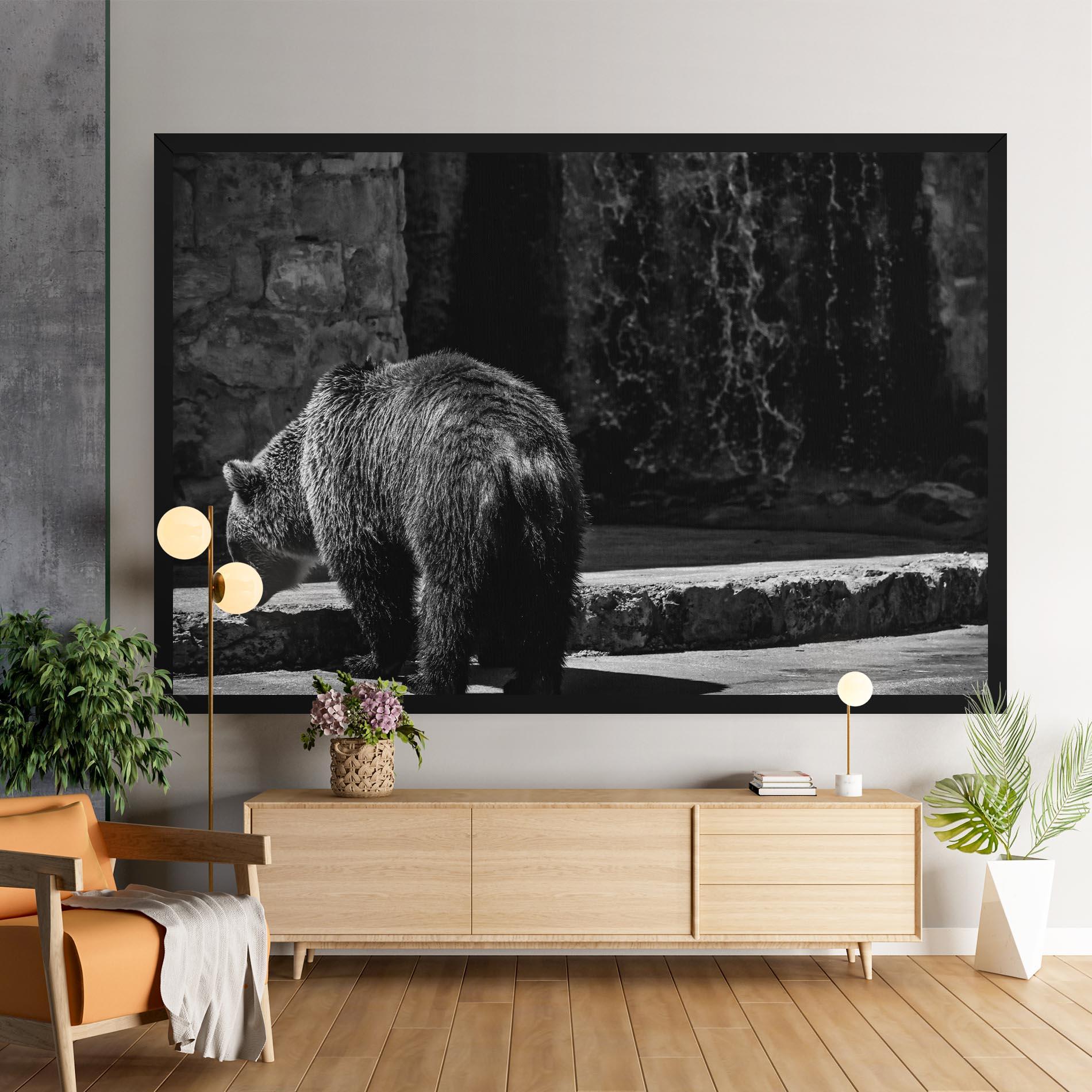 Tablou Canvas Grey Bear mockup 9