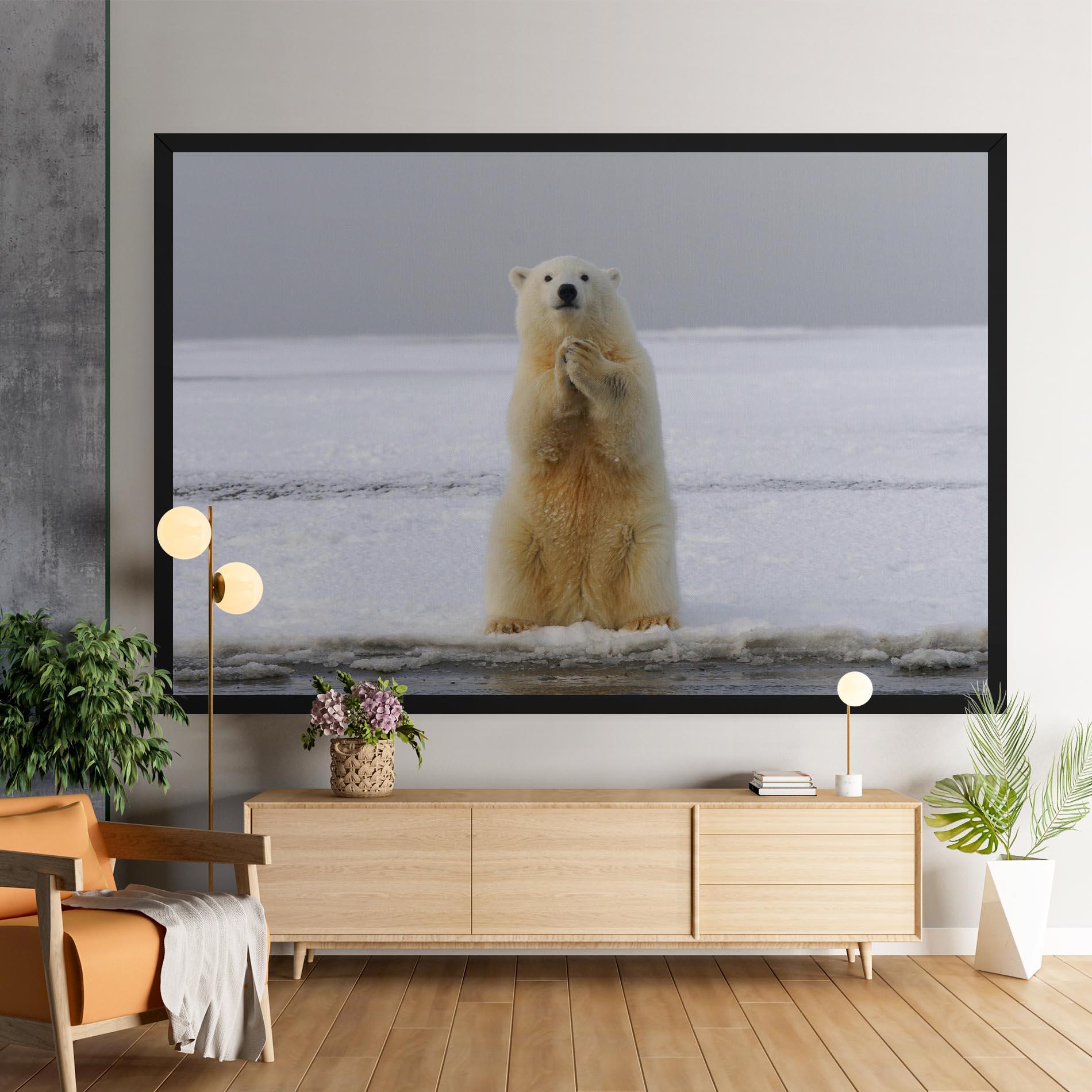 Tablou Canvas Icebear Praying mockup 9