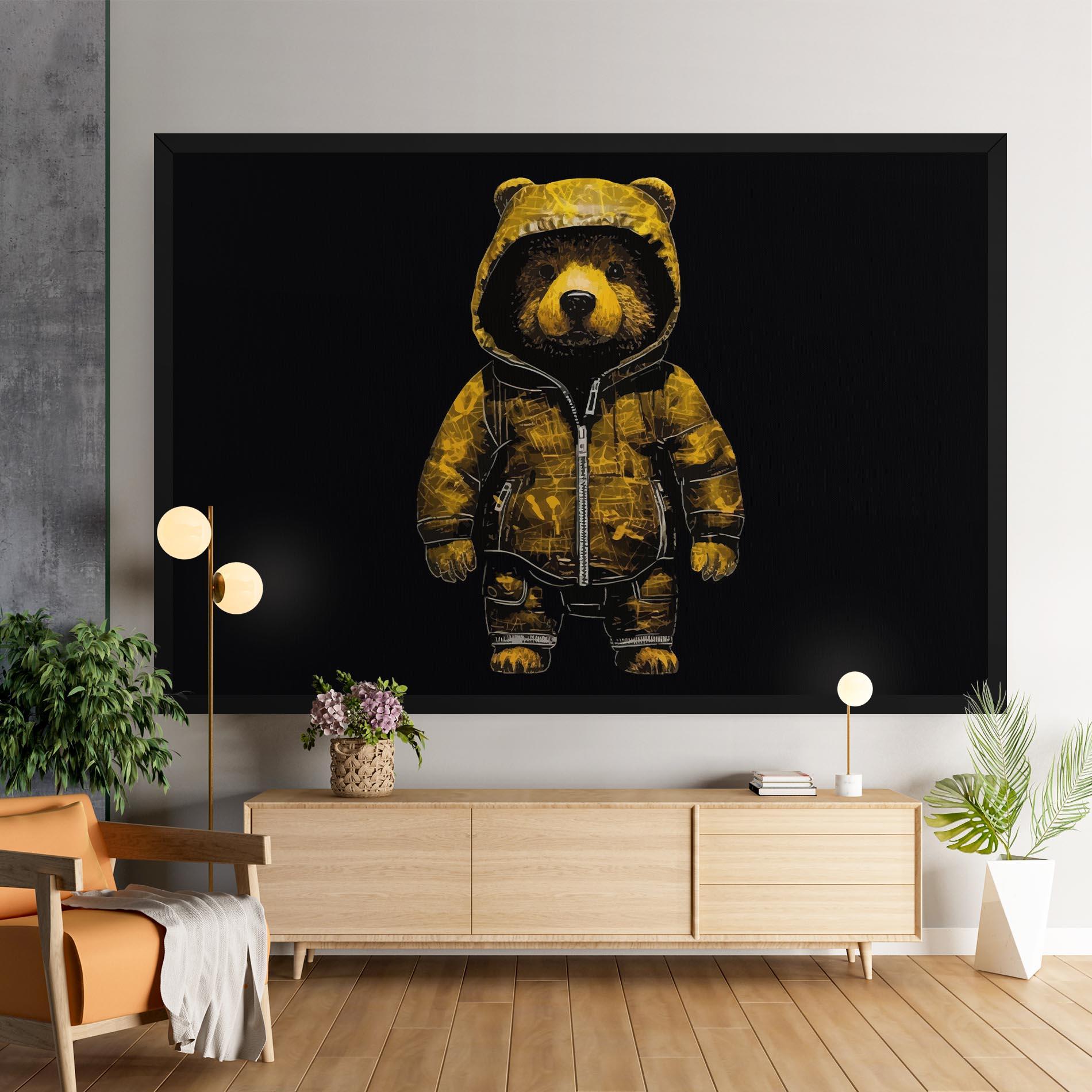 Tablou Canvas Yellow Bear mockup 9