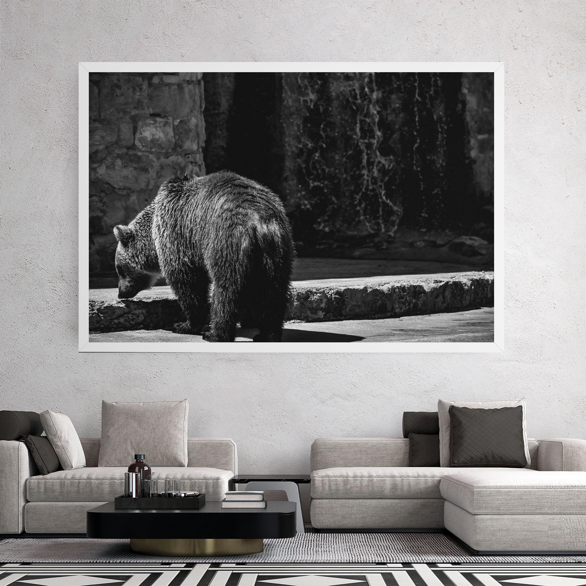 Tablou Canvas Grey Bear mockup 2