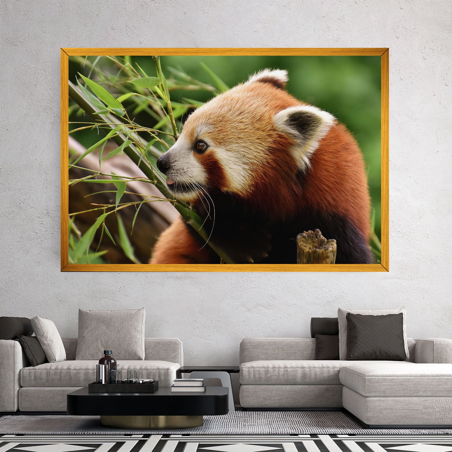Cute Red Panda mockup 2