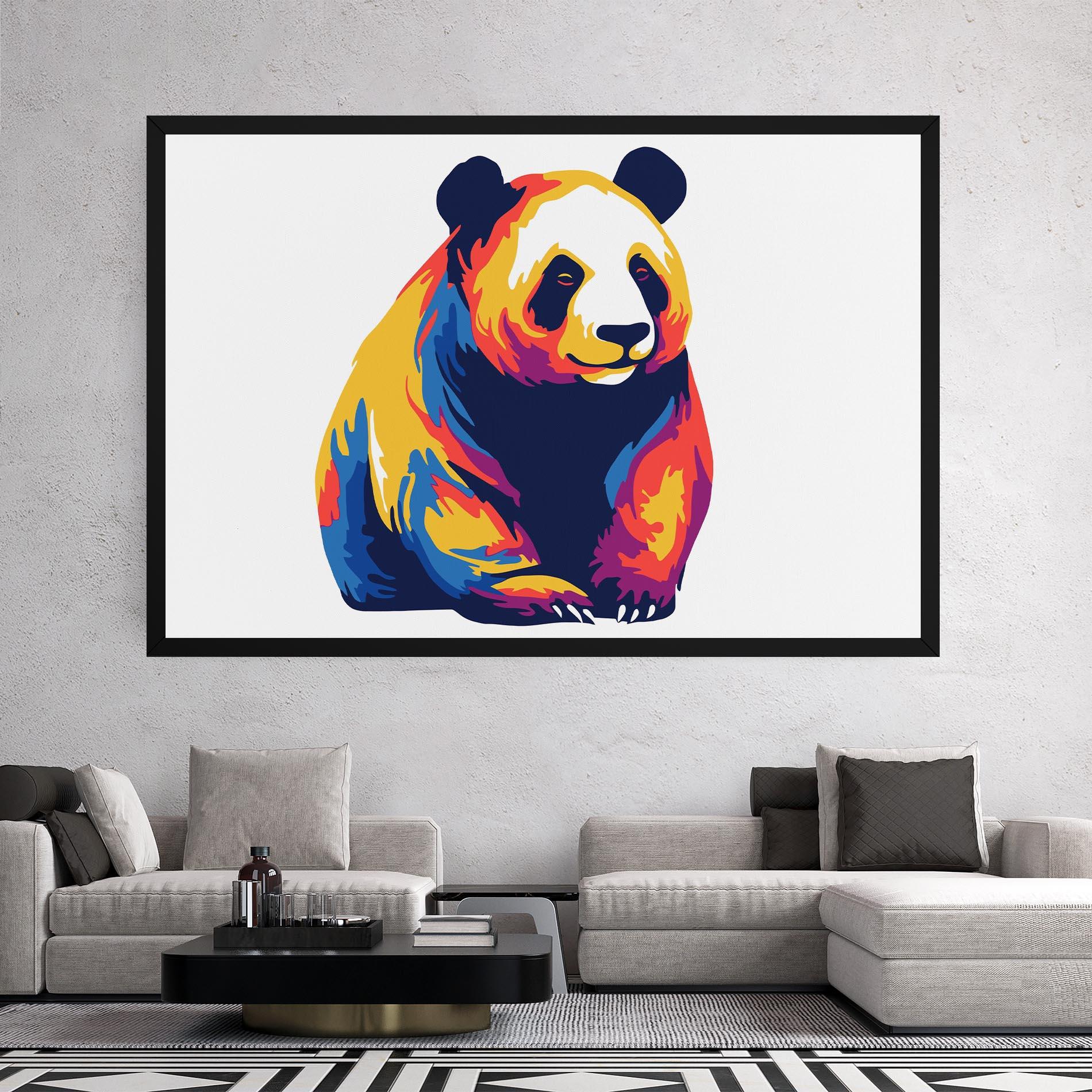Tablou Canvas Cute Panda mockup 2