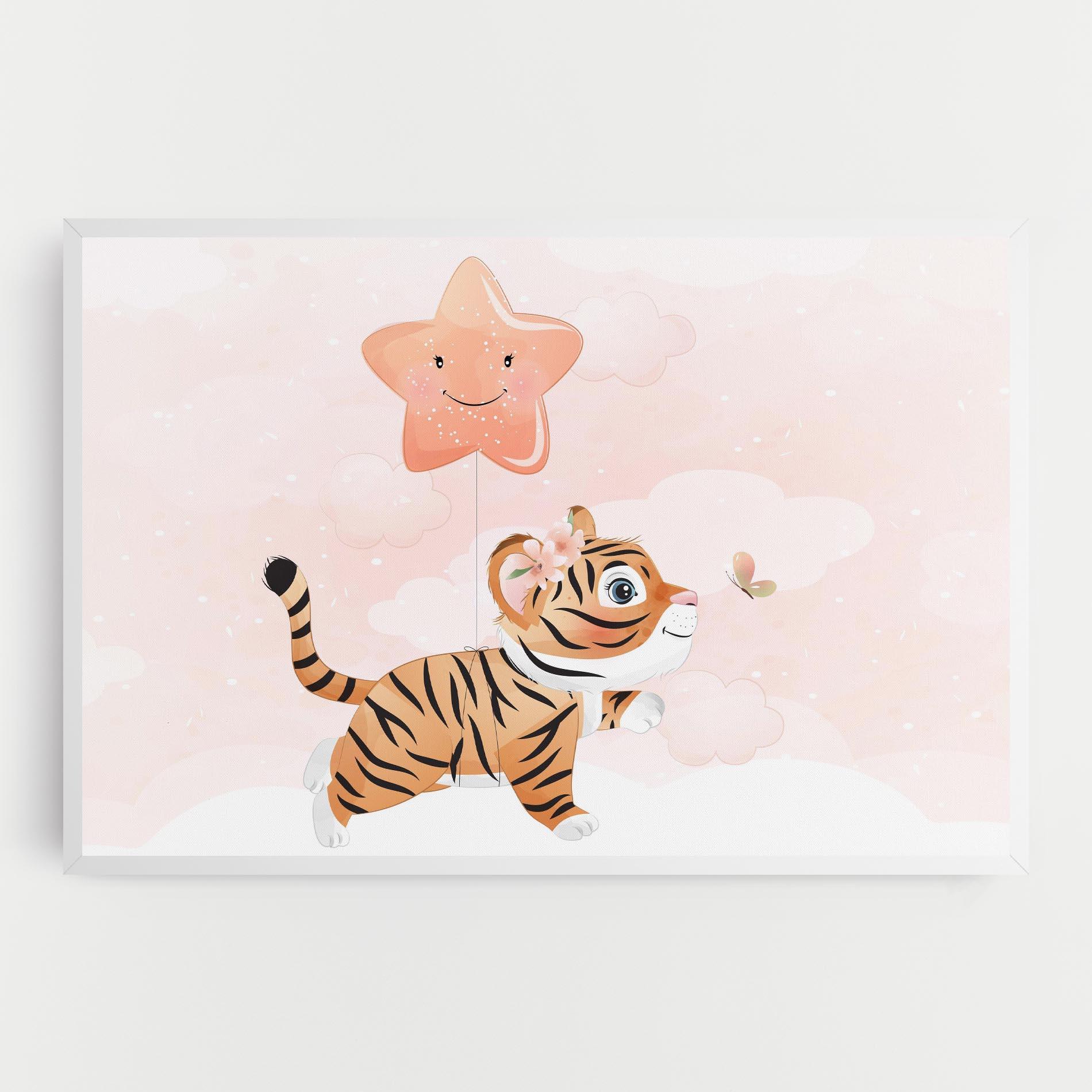 Tablou Canvas Baby Tiger Art mockup 0