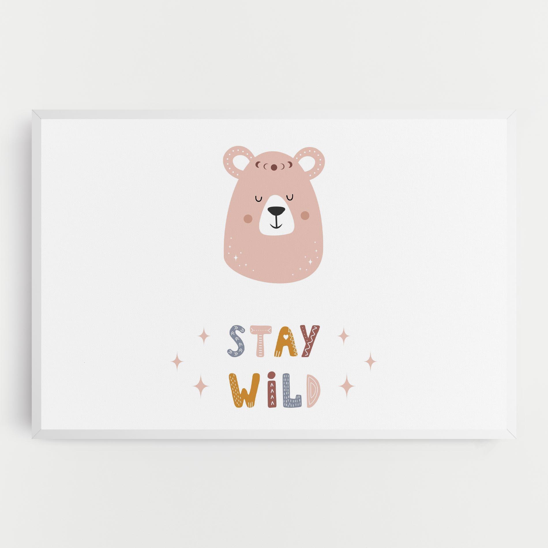 Tablou Canvas Brave Bear mockup 0