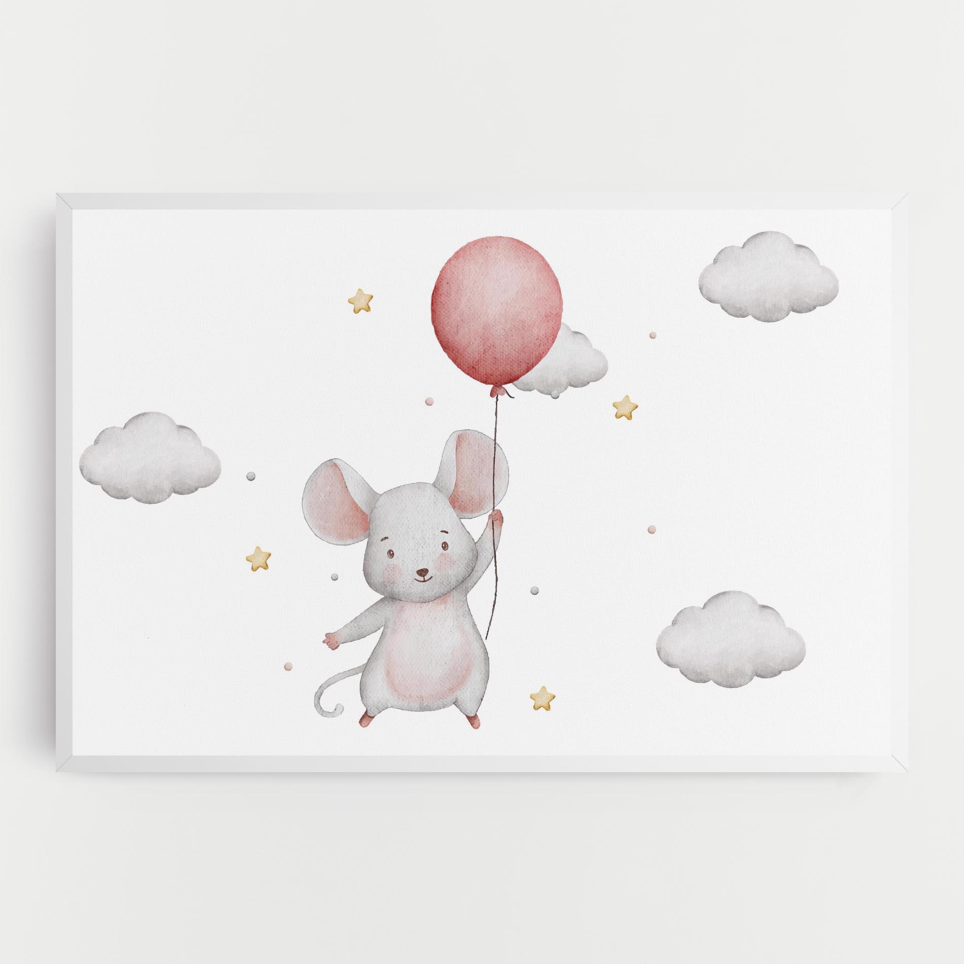 Tablou Canvas Mouse Balloon mockup 0