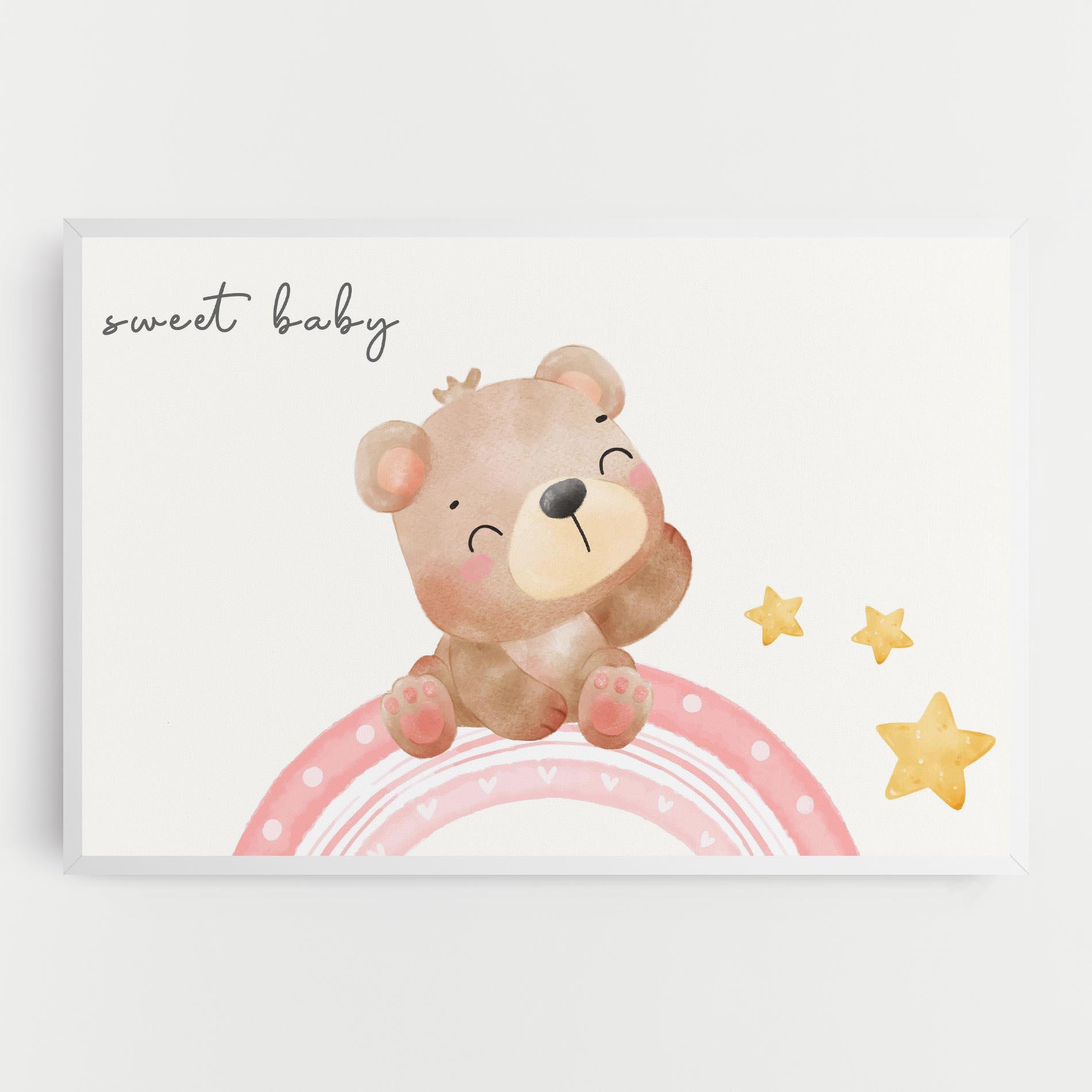 Tablou Canvas Sweet Baby Bear mockup 0