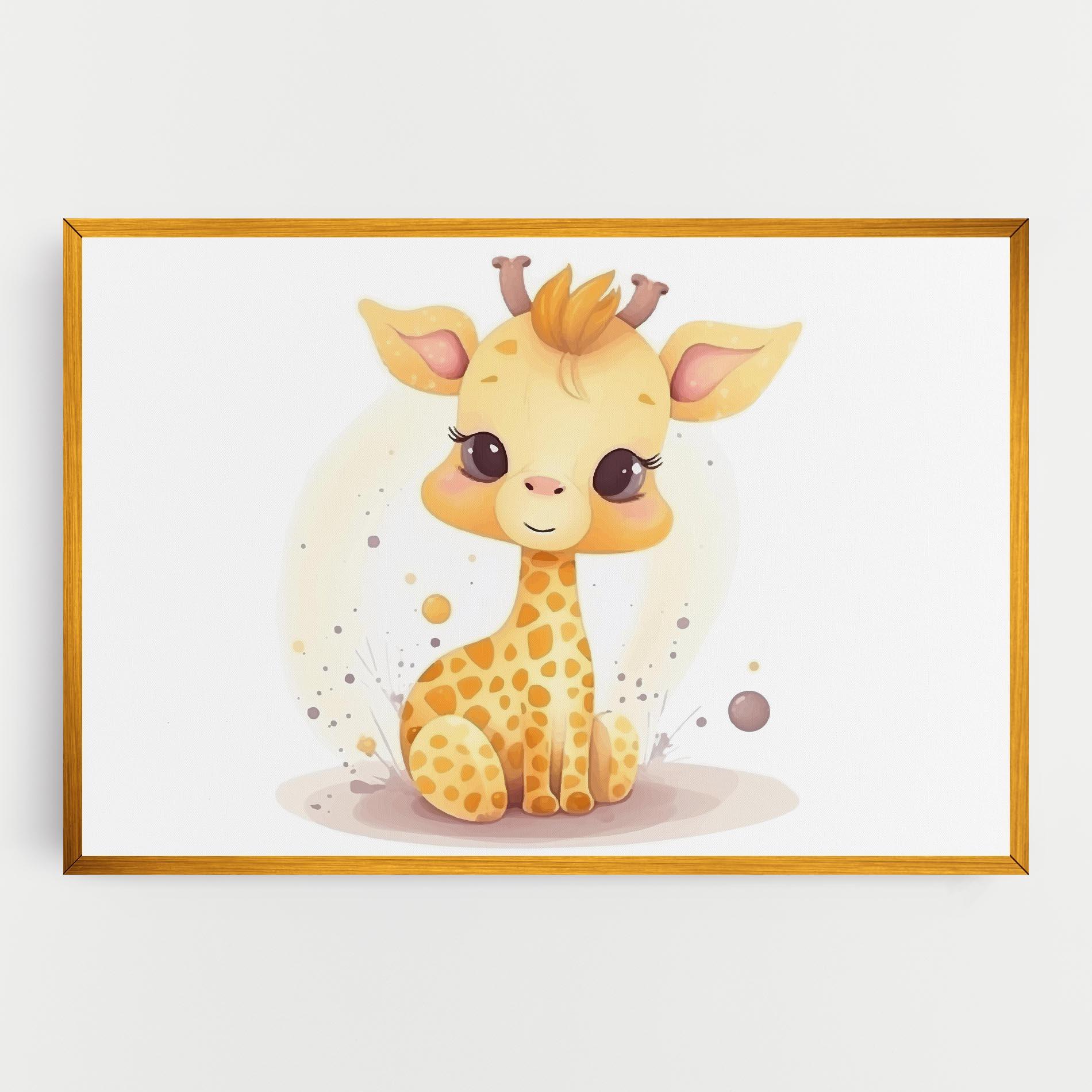 Tablou Canvas Adorable Giraffe mockup 0