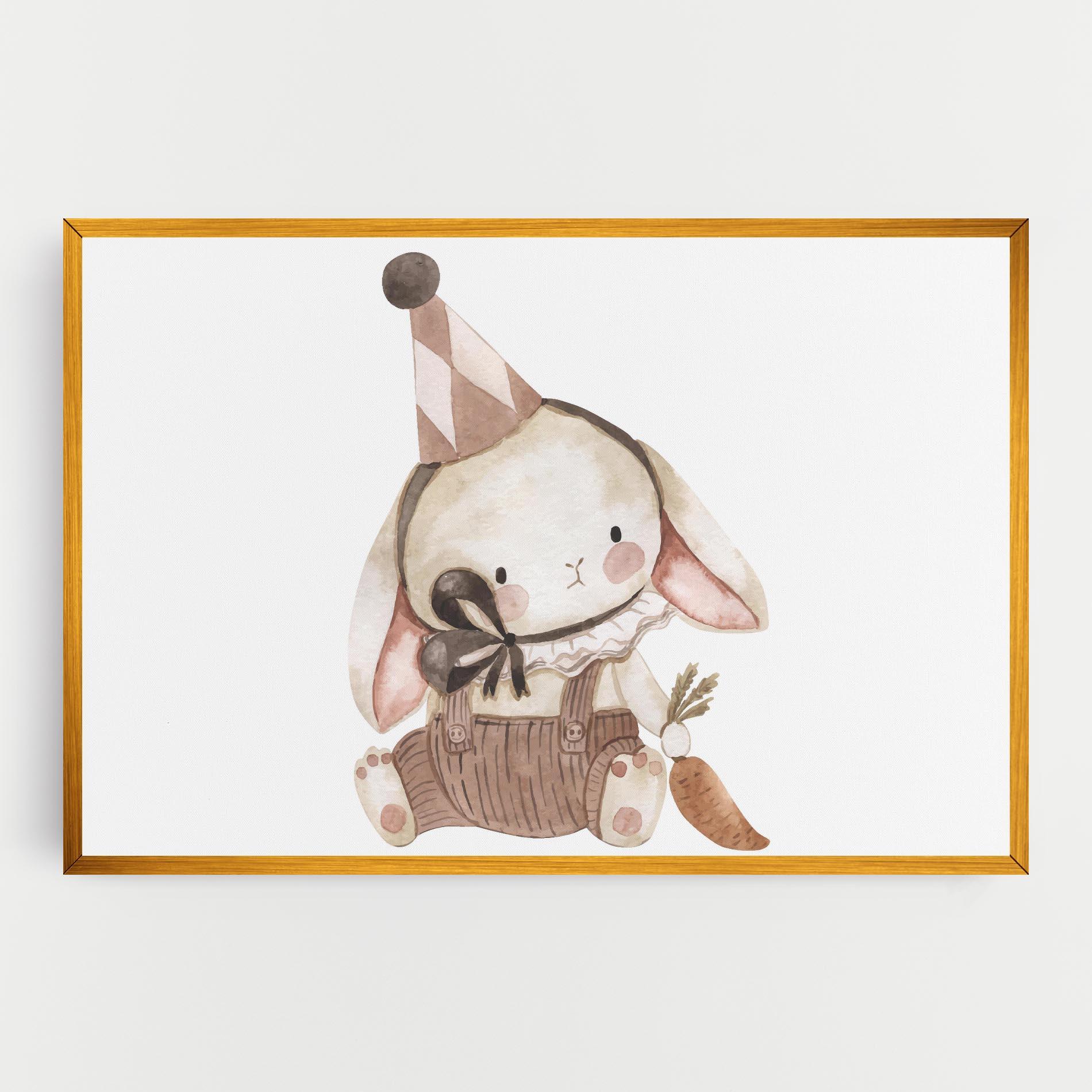 Tablou Canvas Baby Brown Rabbit mockup 0