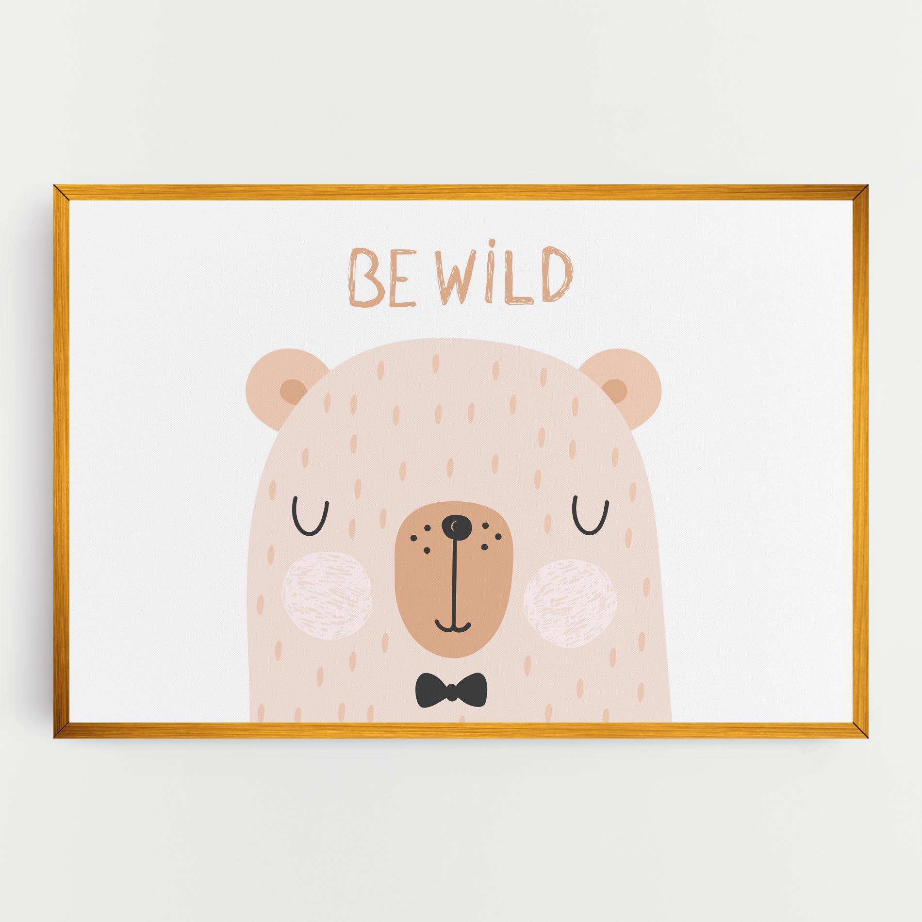 Tablou Canvas Bear Be Wild mockup 0
