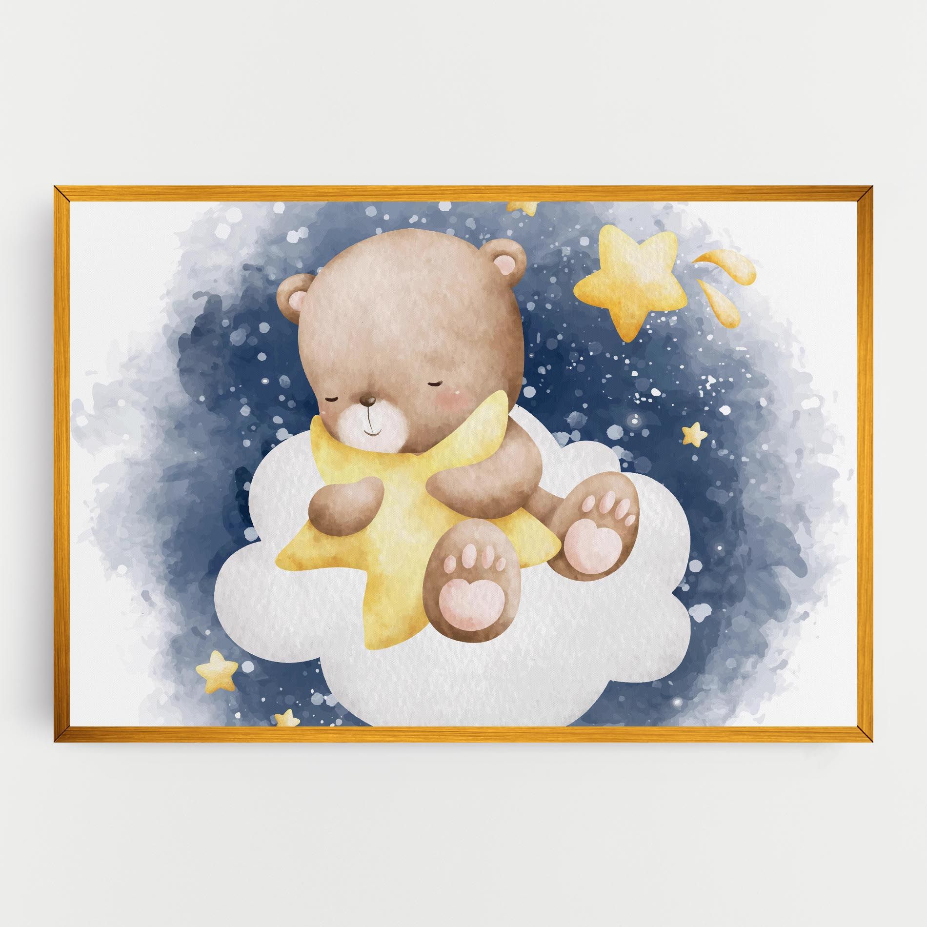 Bear Cloud Star mockup 0