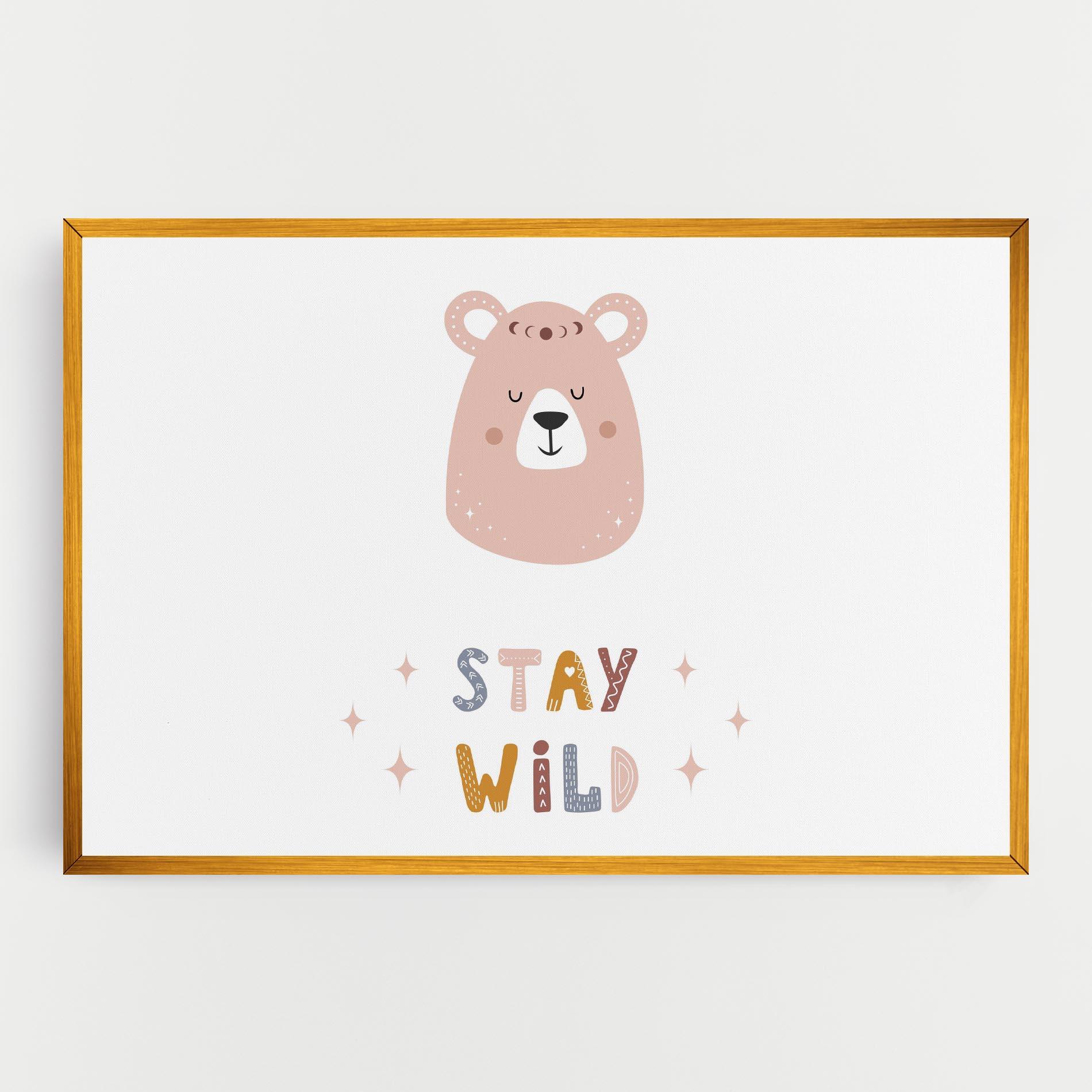 Tablou Canvas Brave Bear mockup 0