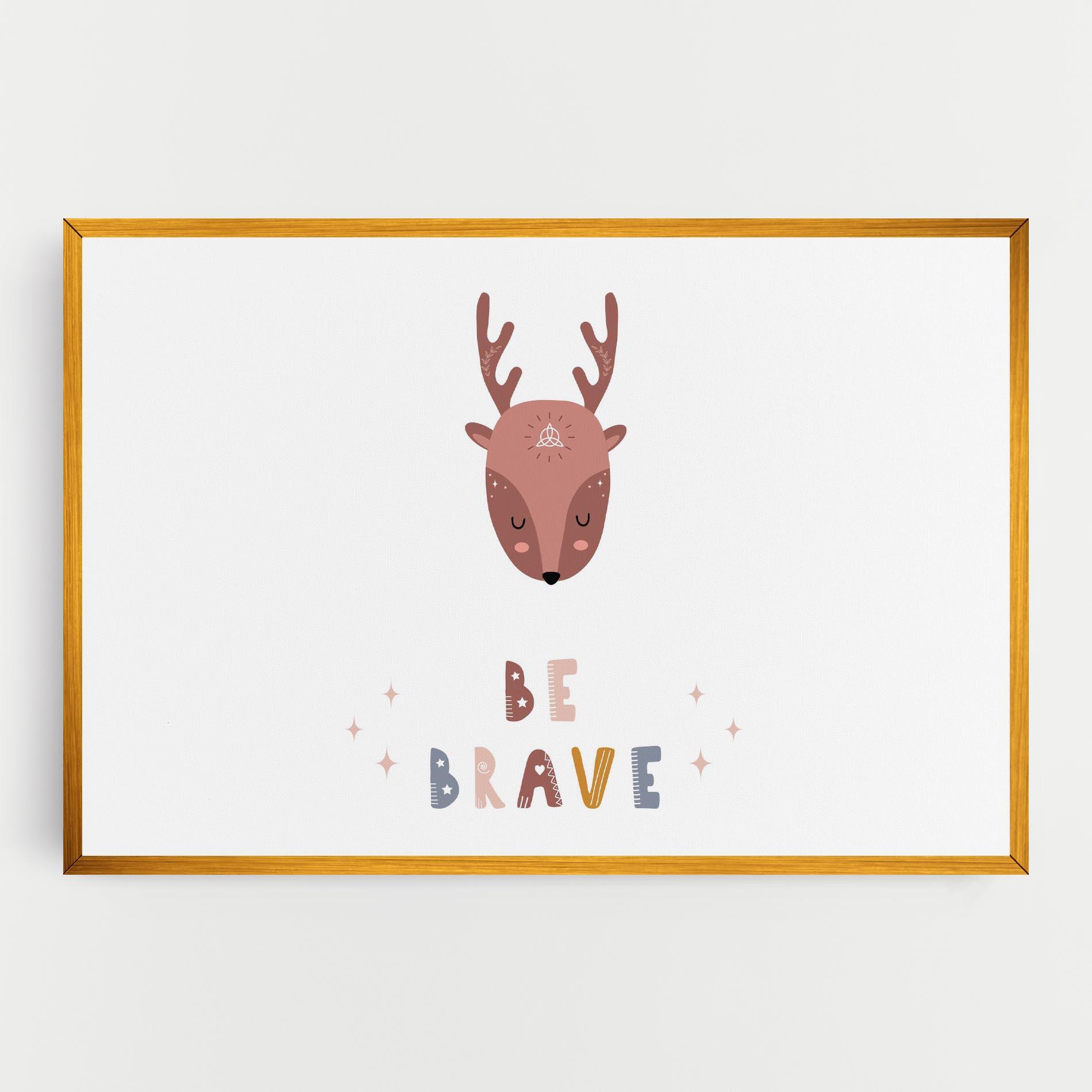 Tablou Canvas Brave Deer mockup 0