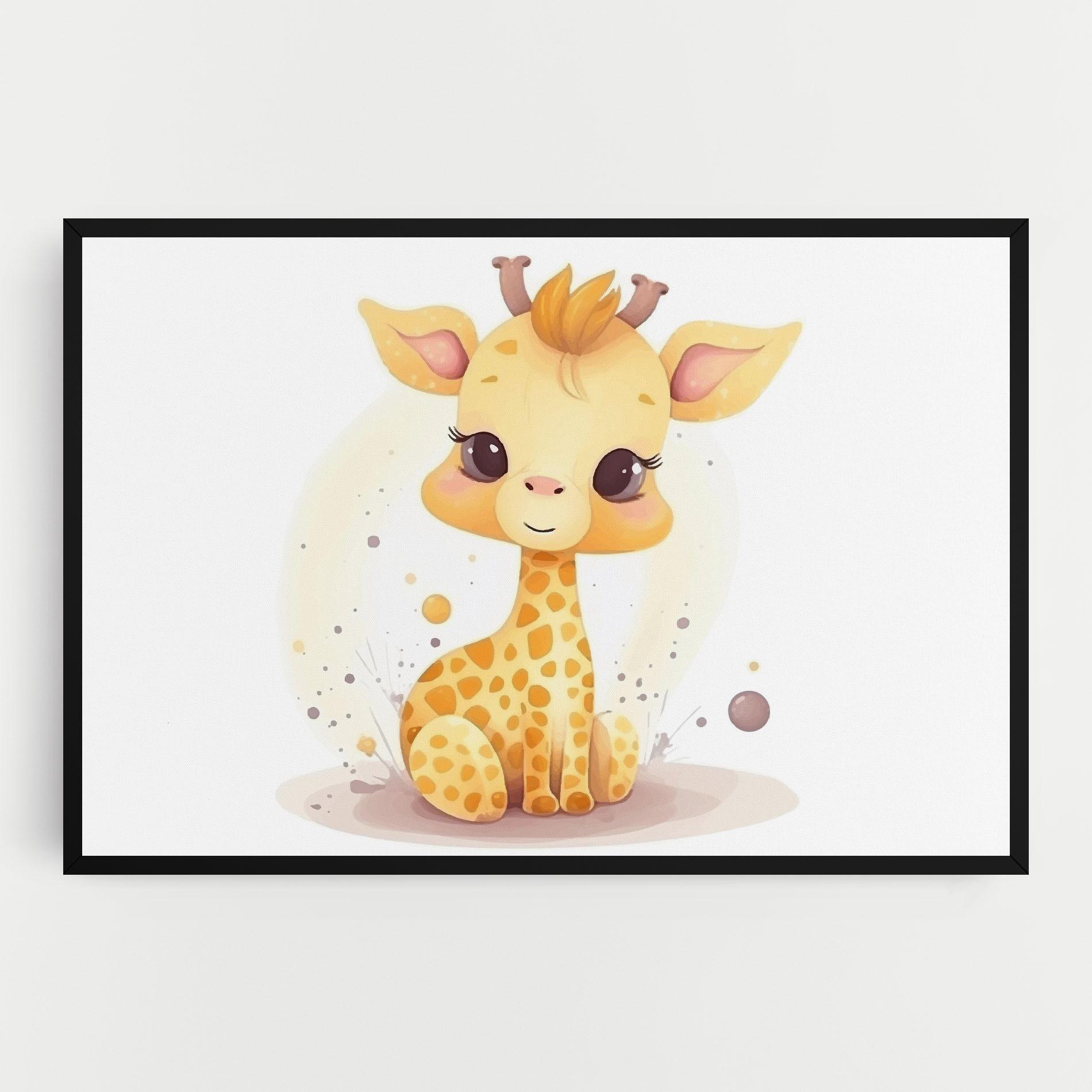 Tablou Canvas Adorable Giraffe mockup 0