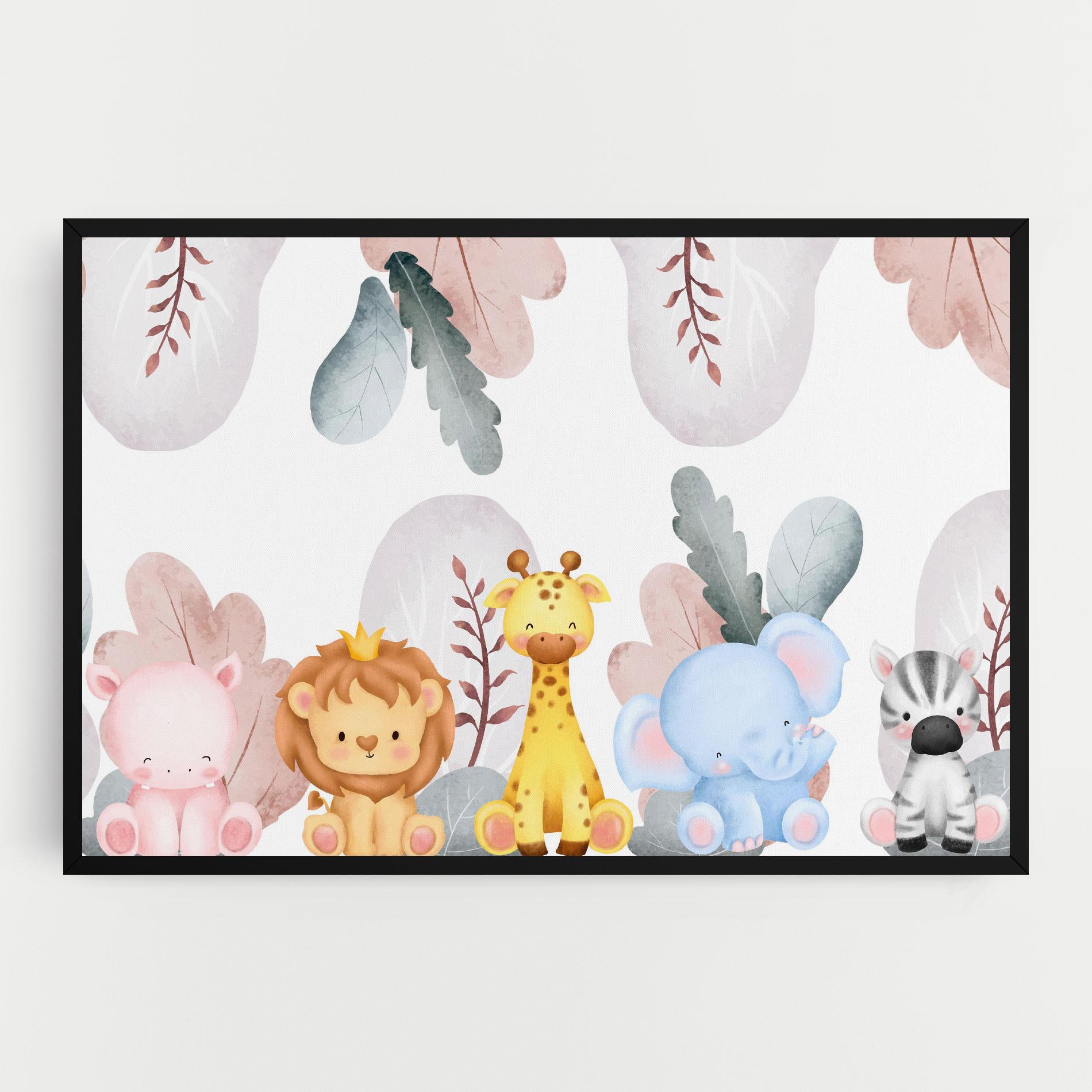Tablou Canvas Baby Animals mockup 0
