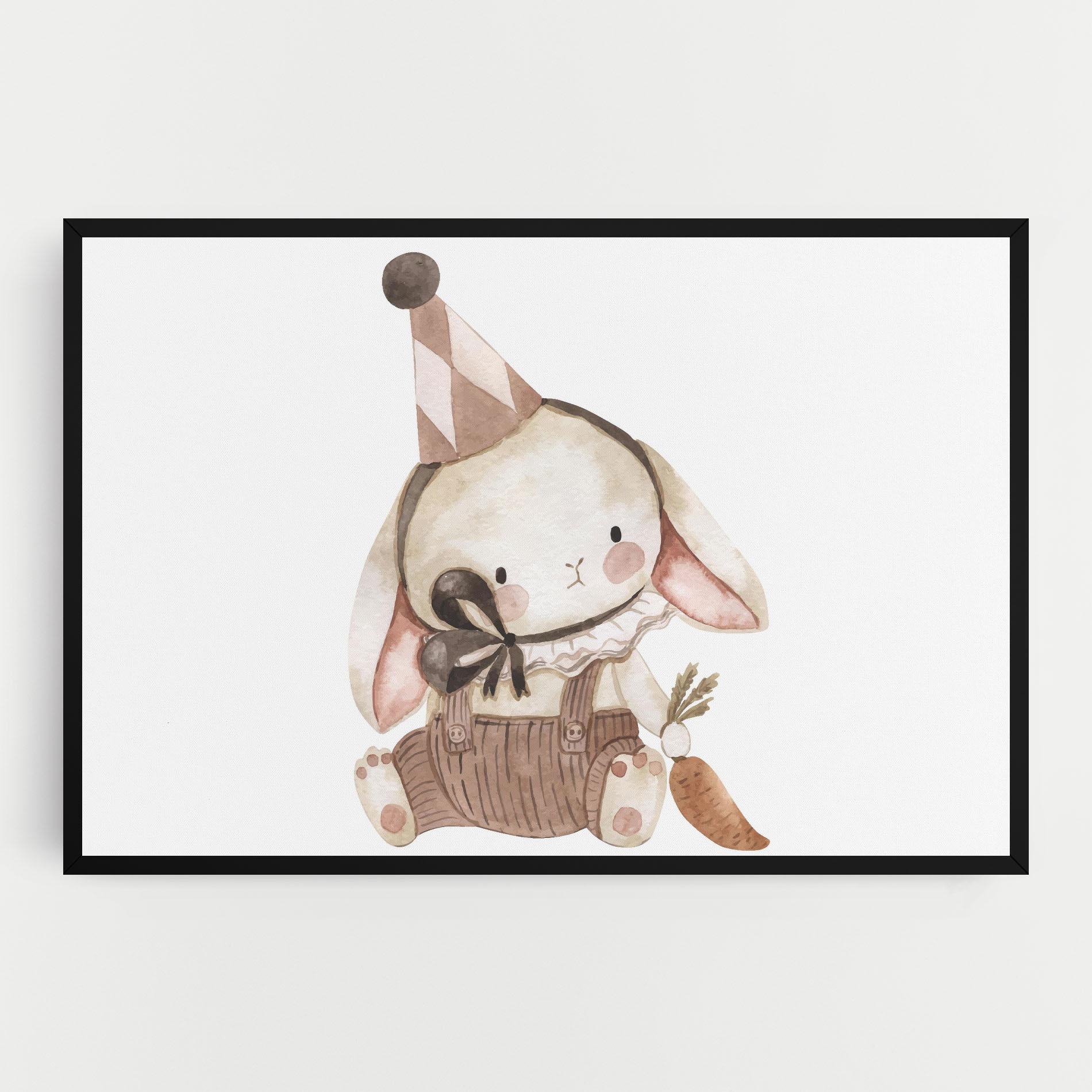 Tablou Canvas Baby Brown Rabbit mockup 0