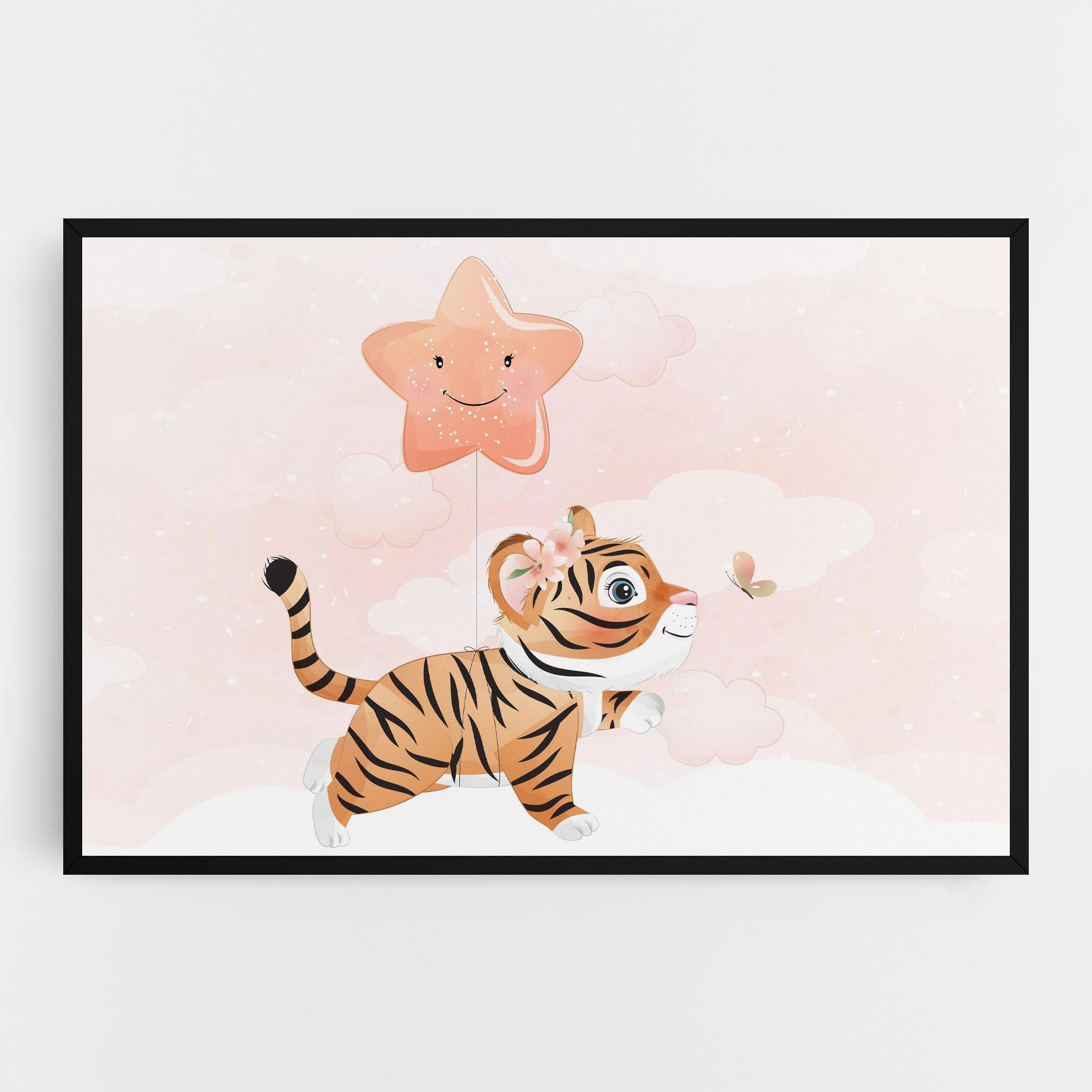 Tablou Canvas Baby Tiger Art mockup 0