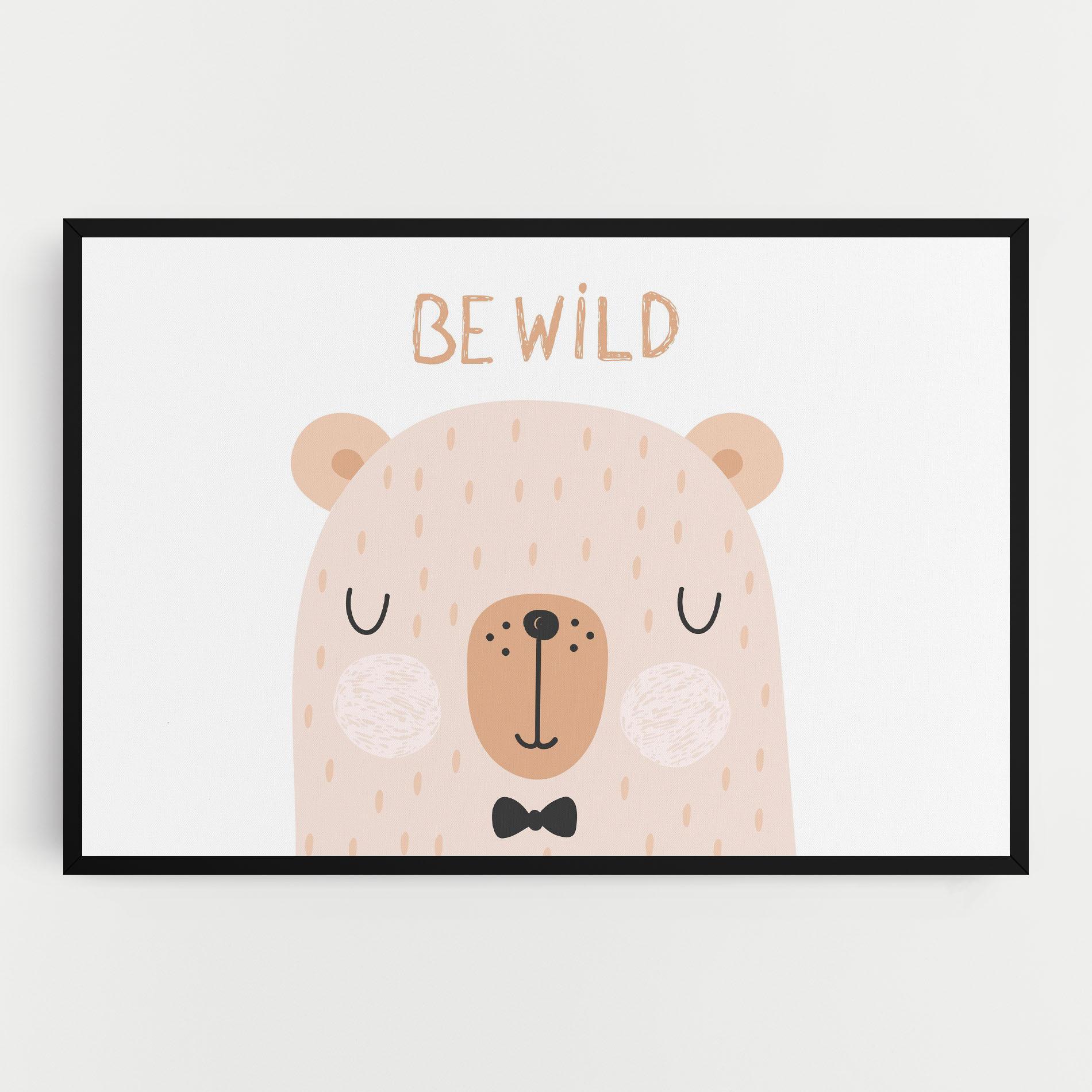 Tablou Canvas Bear Be Wild mockup 0