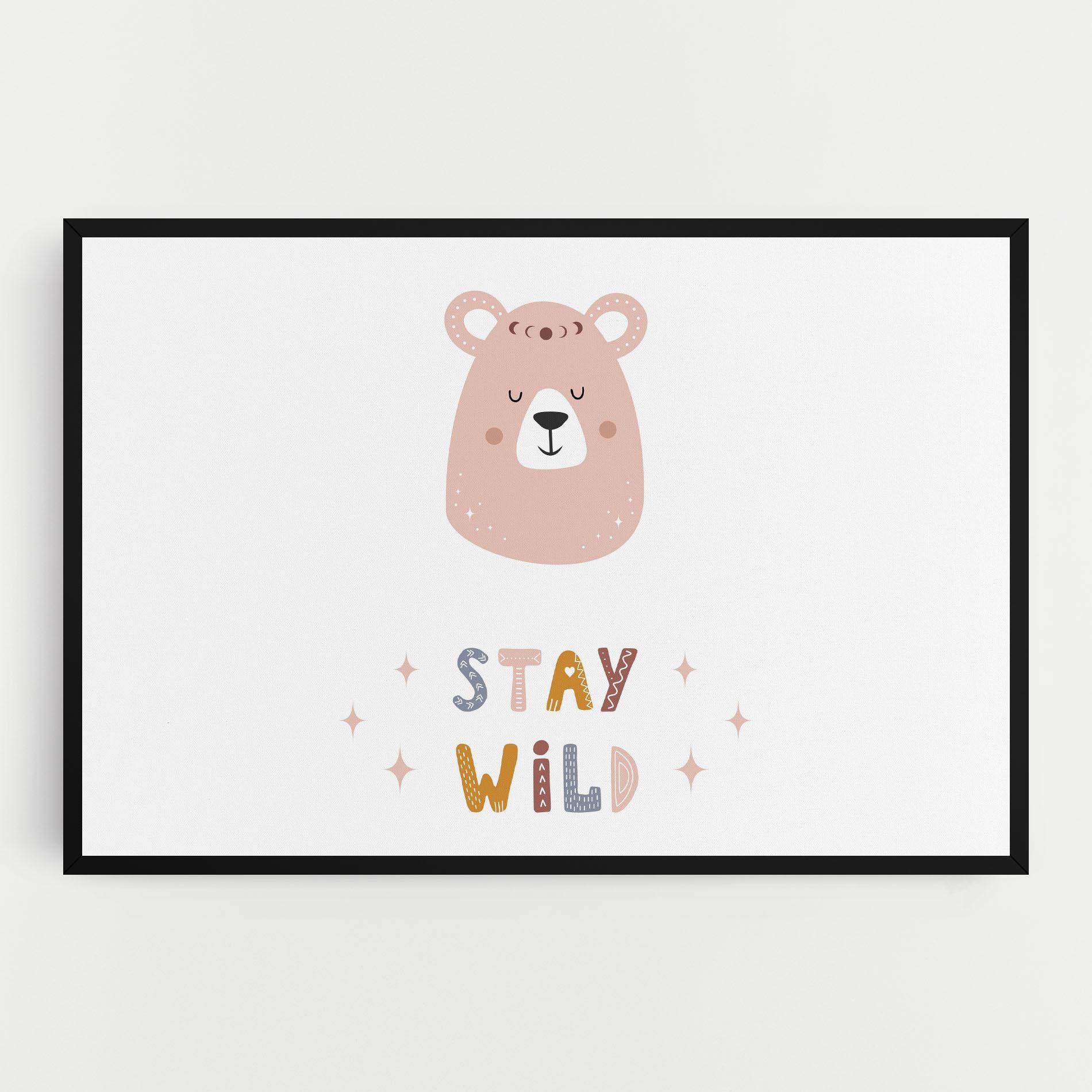 Tablou Canvas Brave Bear mockup 0