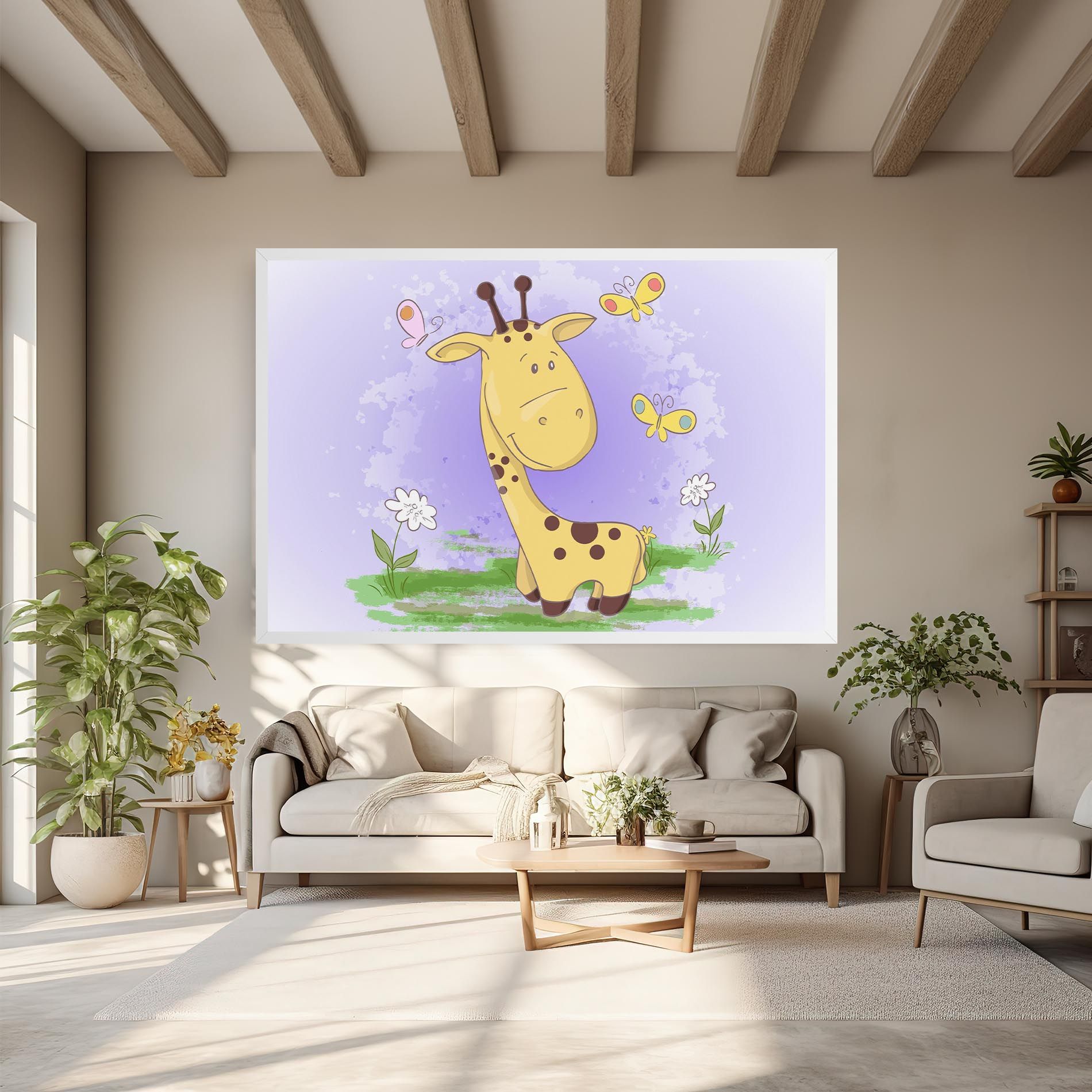 Cute Giraffe mockup 6