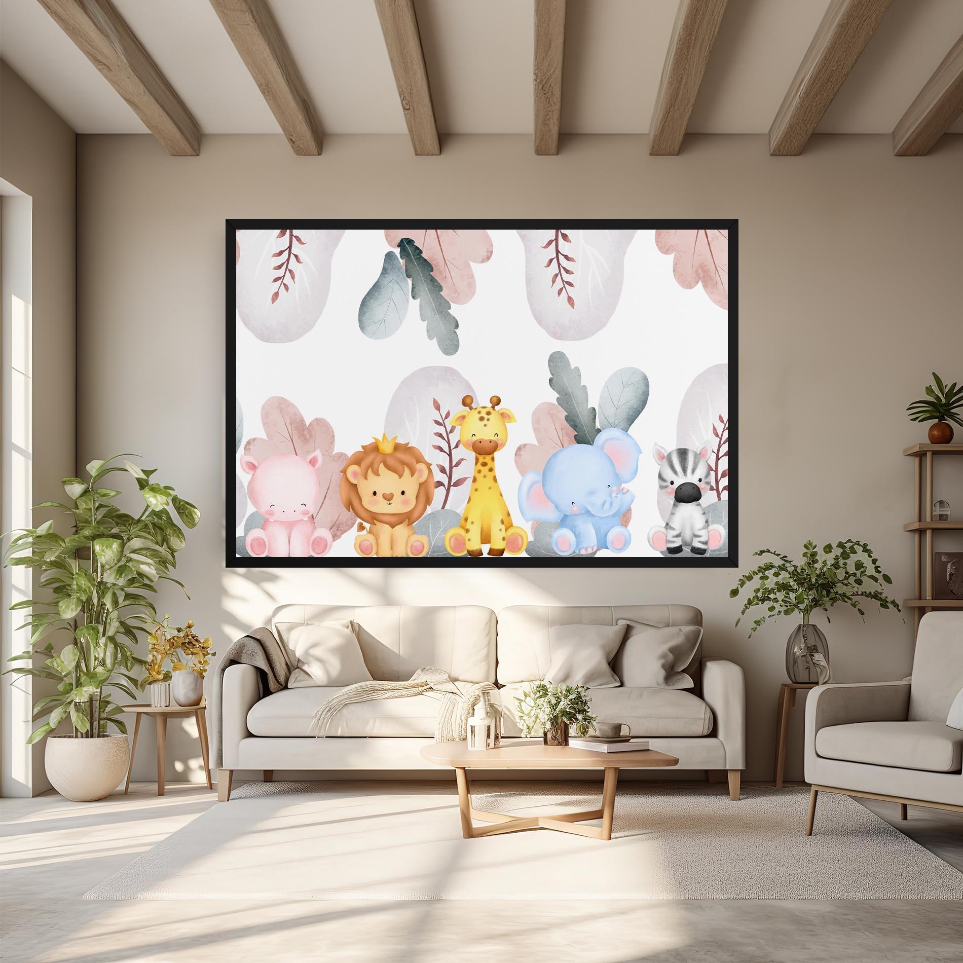 Tablou Canvas Baby Animals mockup 6