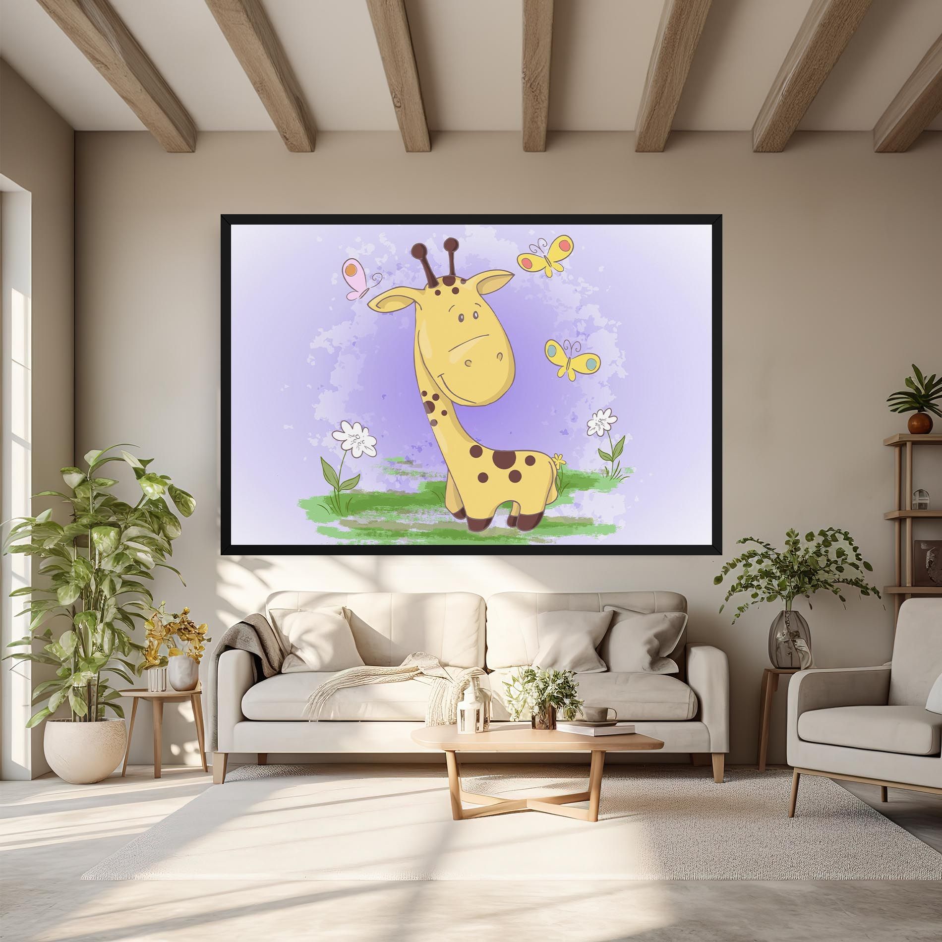 Cute Giraffe mockup 6