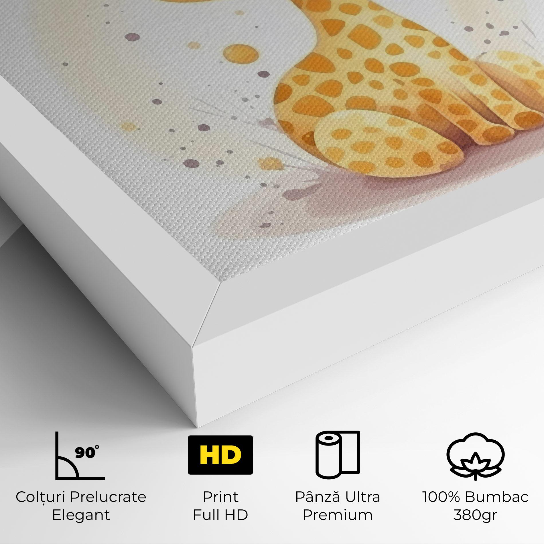 Tablou Canvas Adorable Giraffe mockup 4