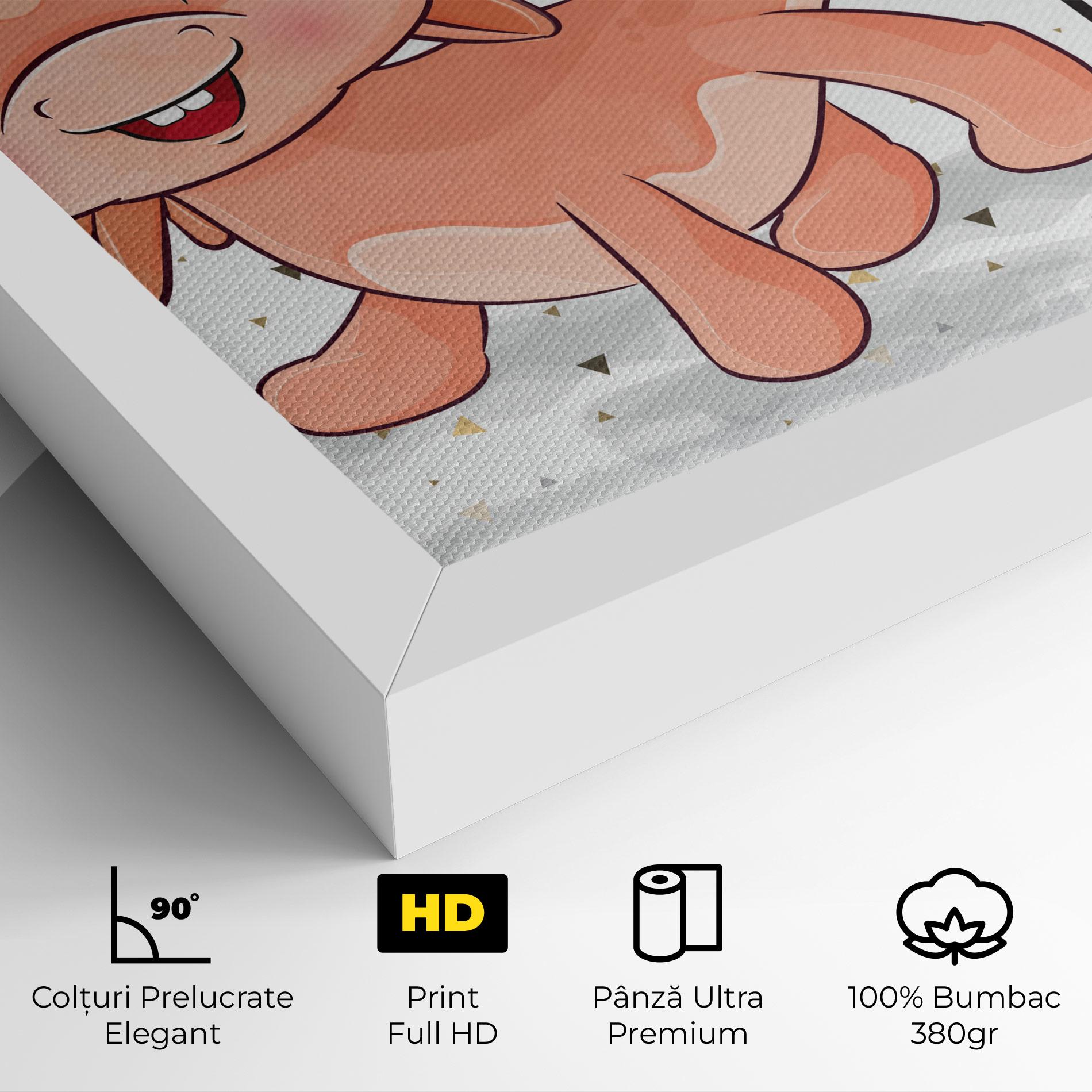 Tablou Canvas Baby Cute Dragon mockup 4