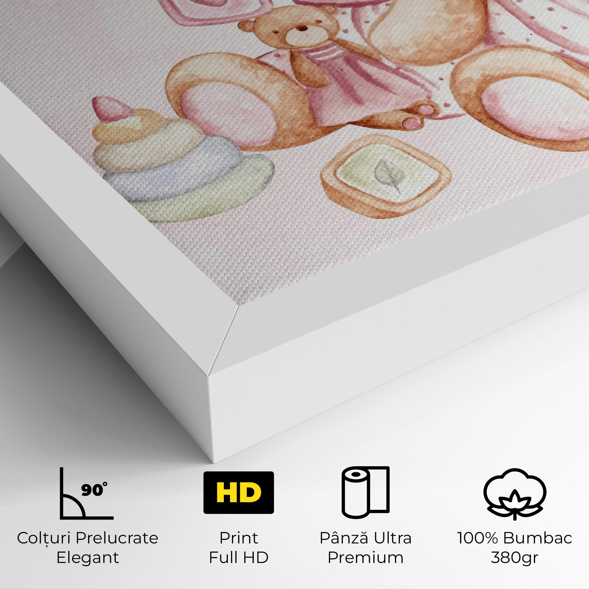Tablou Canvas Bear With Toys mockup 4