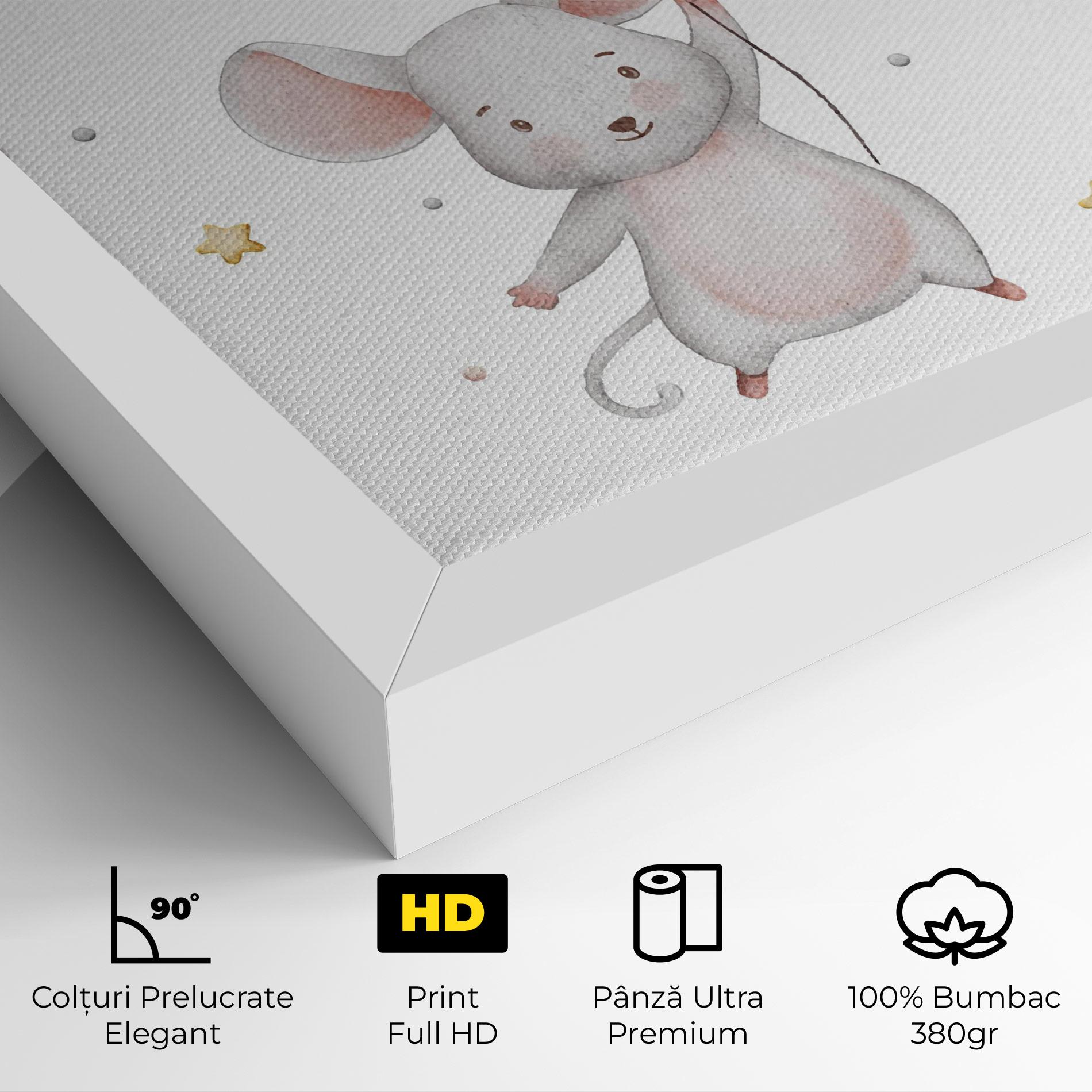 Tablou Canvas Mouse Balloon mockup 4