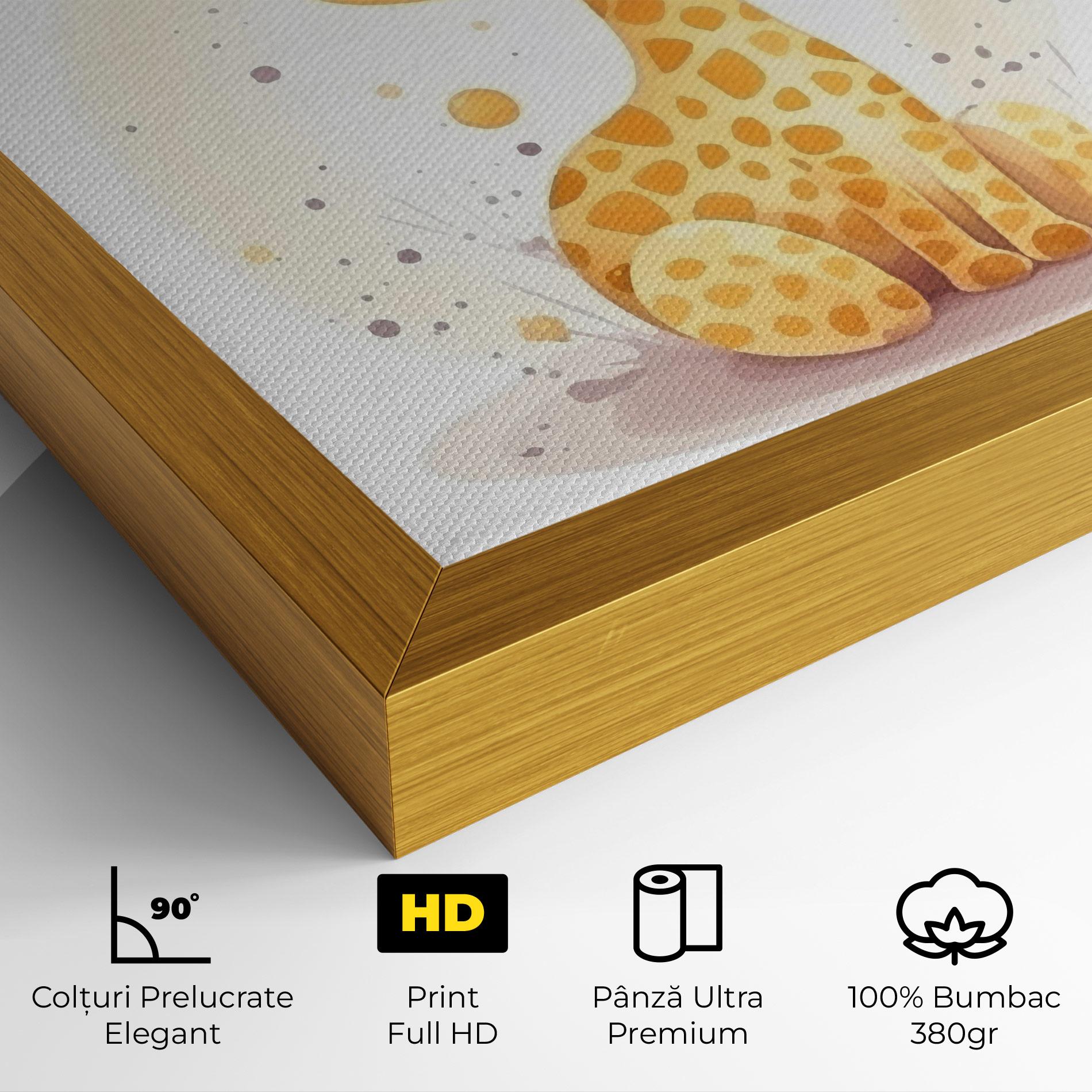 Tablou Canvas Adorable Giraffe mockup 4