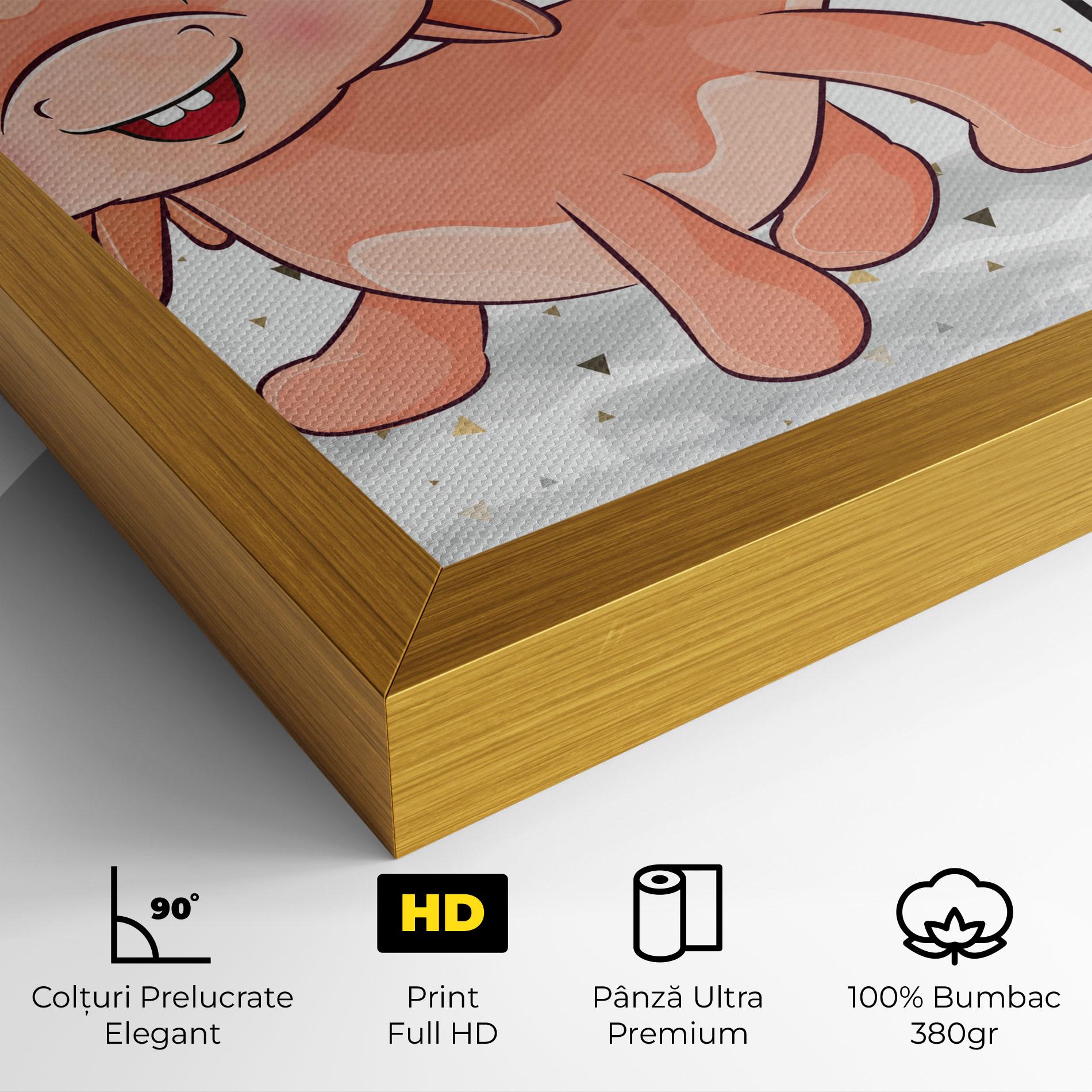 Tablou Canvas Baby Cute Dragon mockup 4