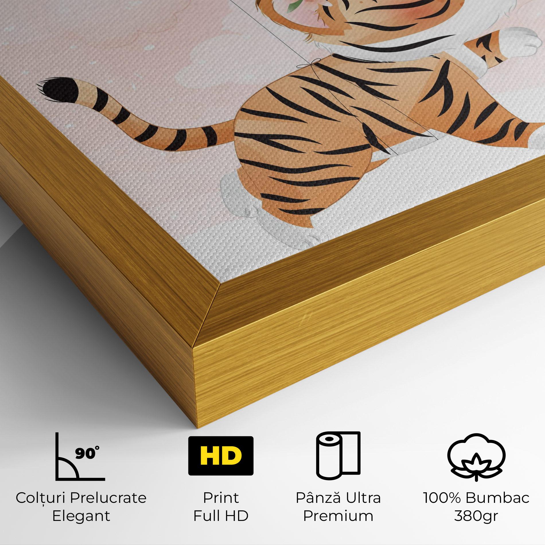Tablou Canvas Baby Tiger Art mockup 4