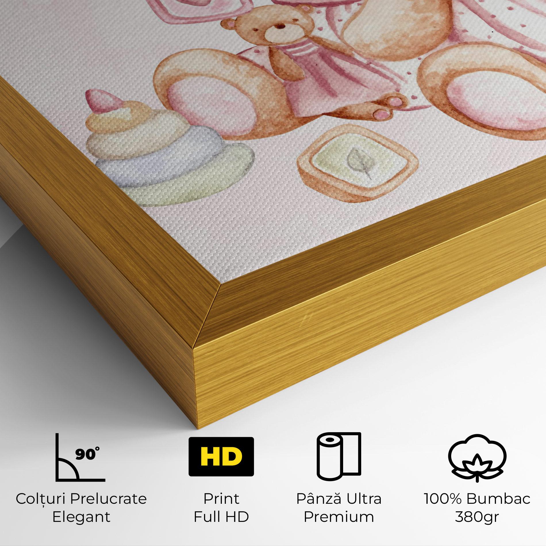 Tablou Canvas Bear With Toys mockup 4