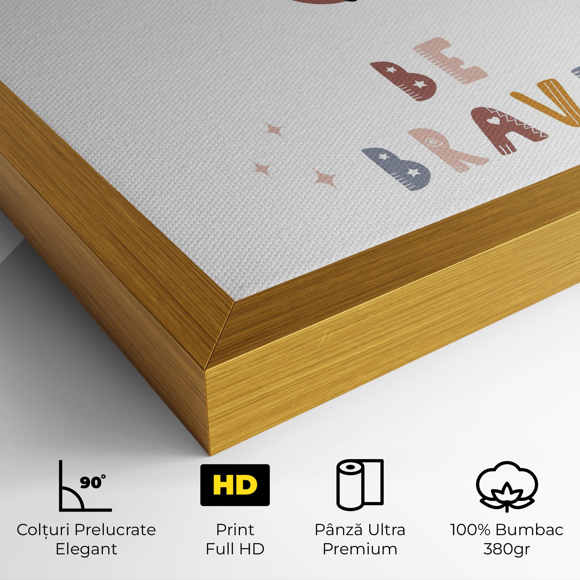 Tablou Canvas Brave Deer mockup 4