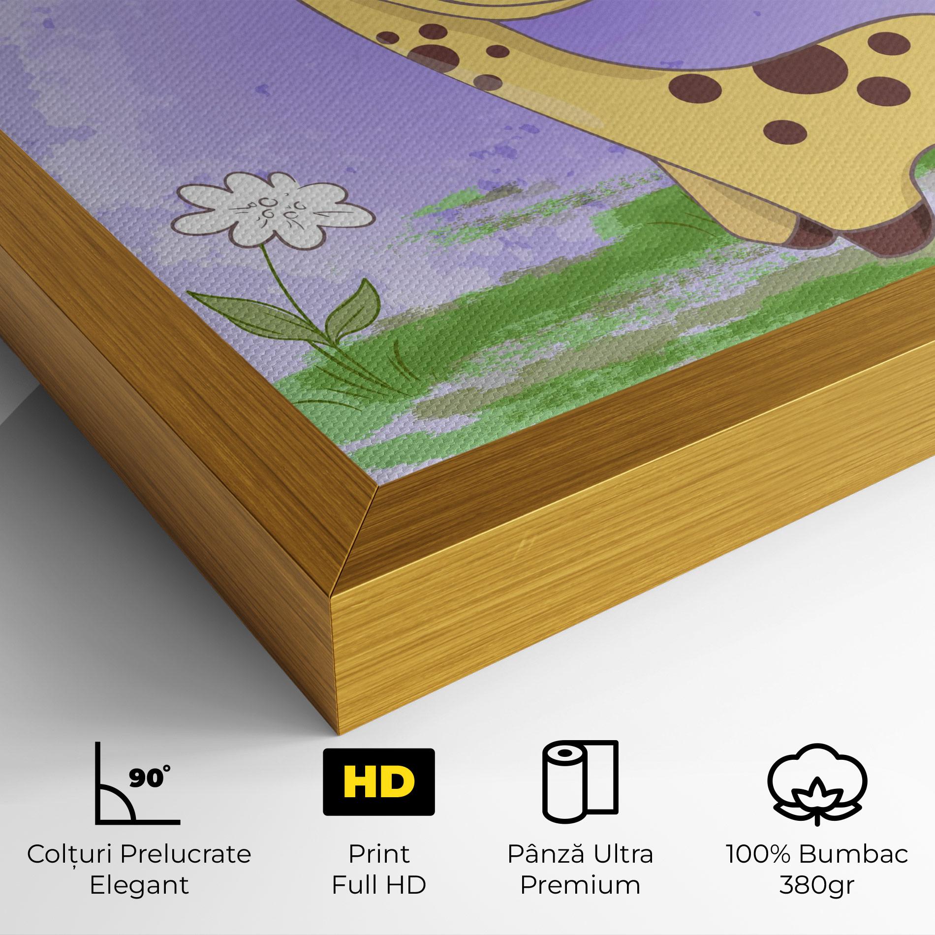 Tablou Canvas Cute Giraffe mockup 4