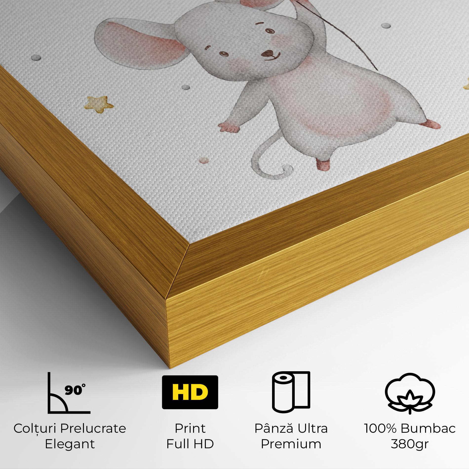 Tablou Canvas Mouse Balloon mockup 4