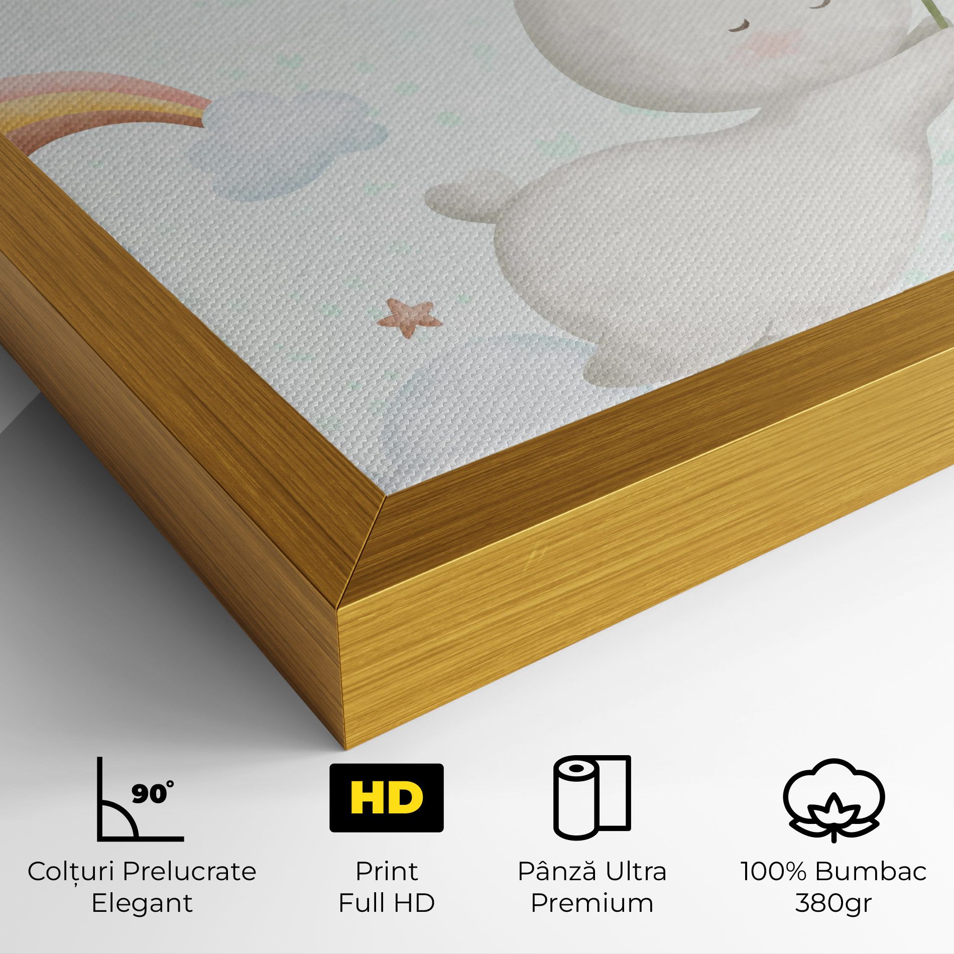 Spring Flower Bunny mockup 4