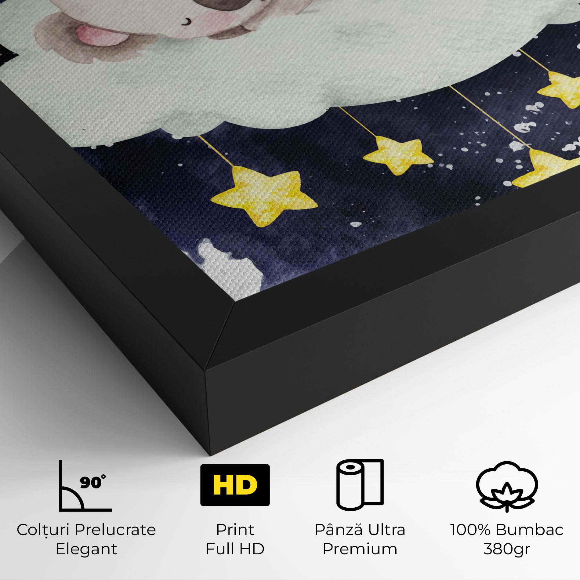 Tablou Canvas Baby Koala Sleeping mockup 4