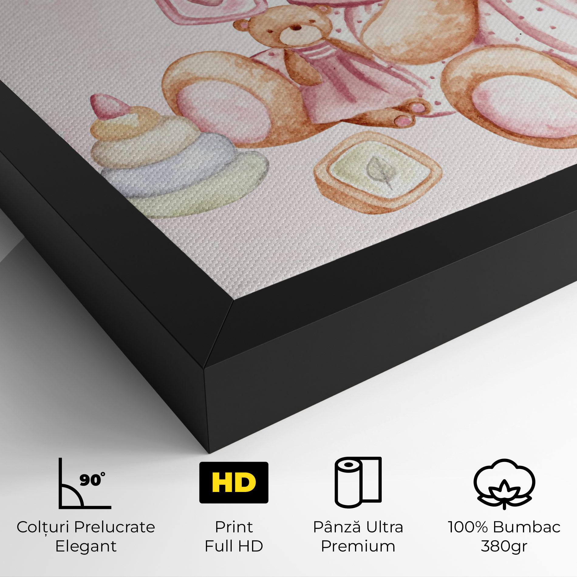 Tablou Canvas Bear With Toys mockup 4