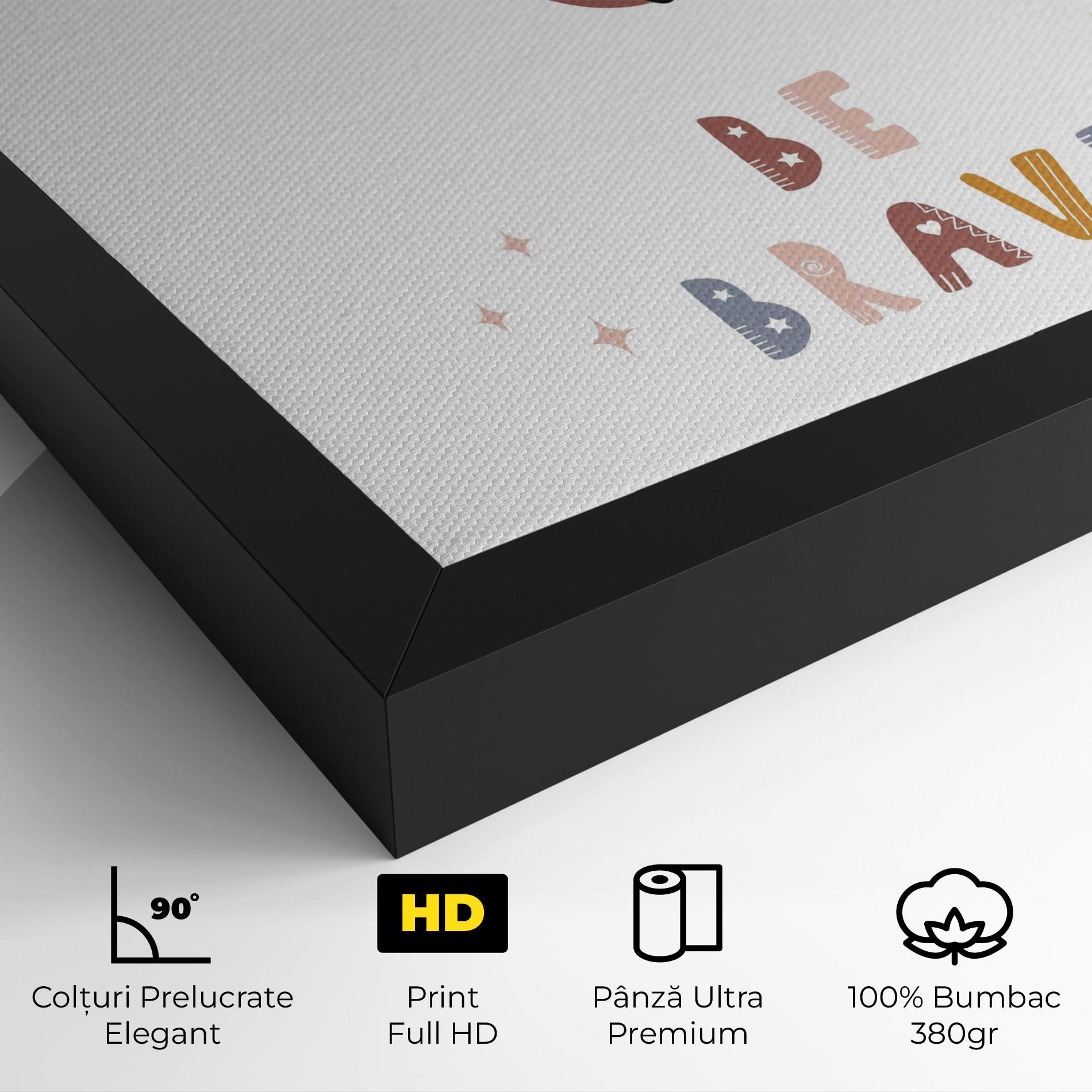 Tablou Canvas Brave Deer mockup 4